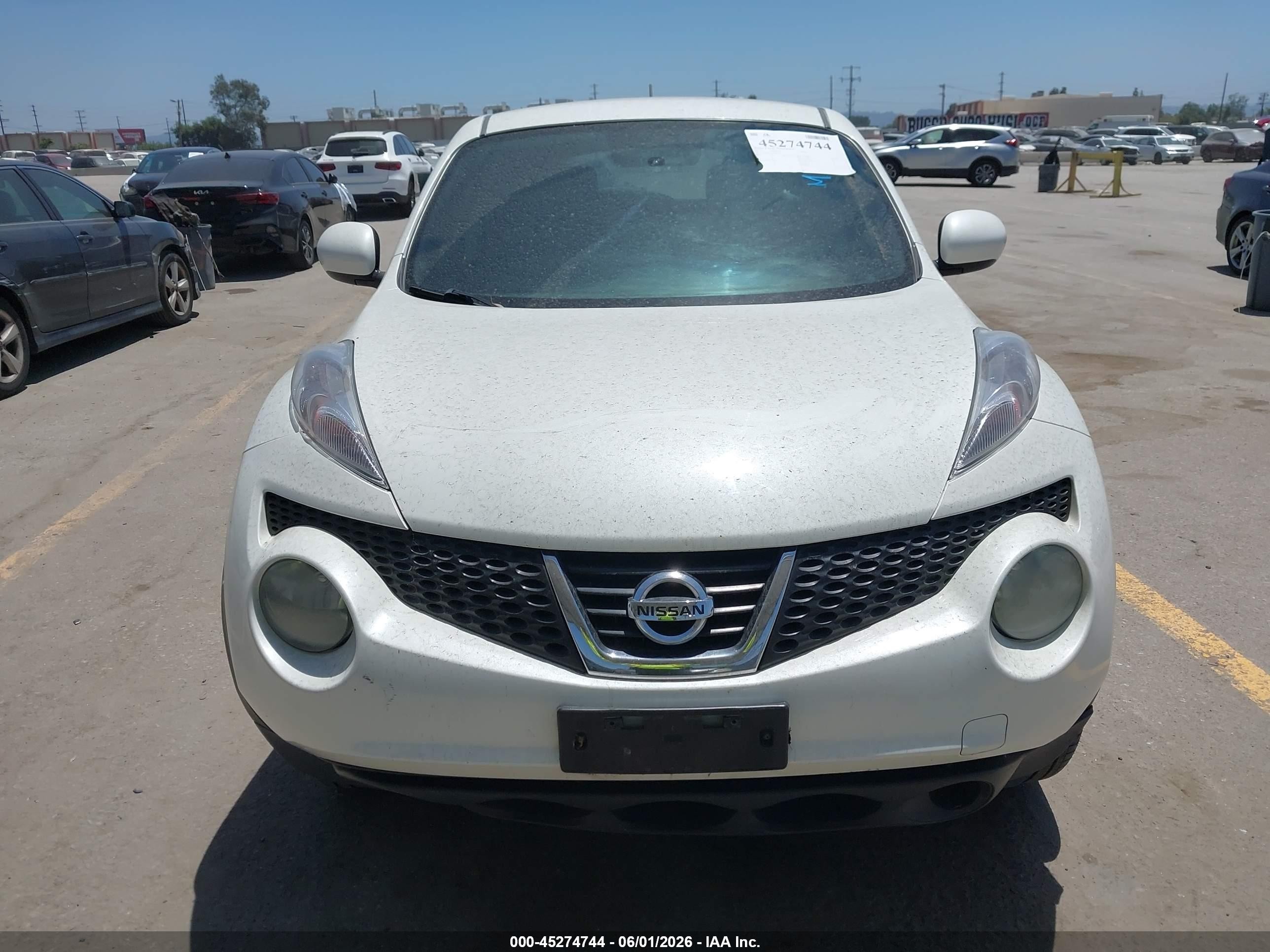 2013 Nissan Juke S Белый vin: JN8AF5MR1DT213153