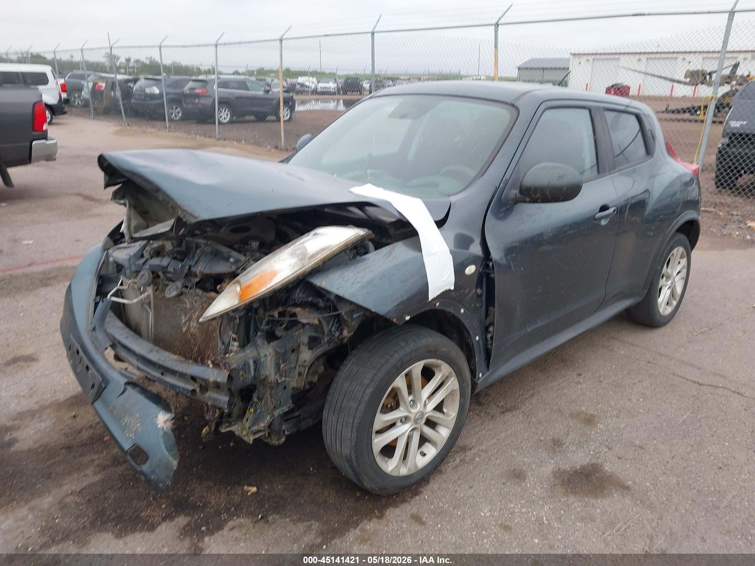 2013 Nissan Juke S Blue vin: JN8AF5MR1DT218207