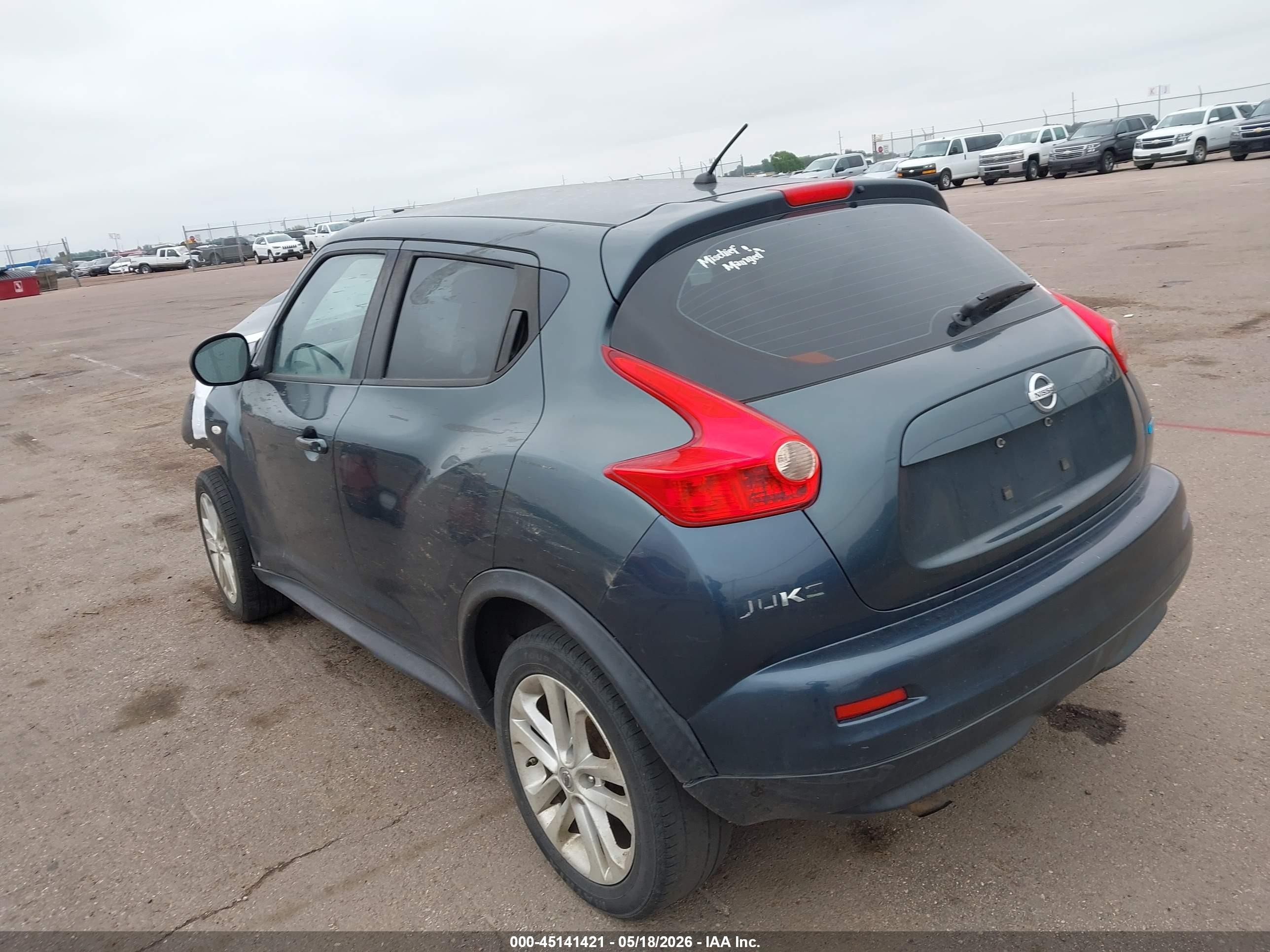 2013 Nissan Juke S Blue vin: JN8AF5MR1DT218207