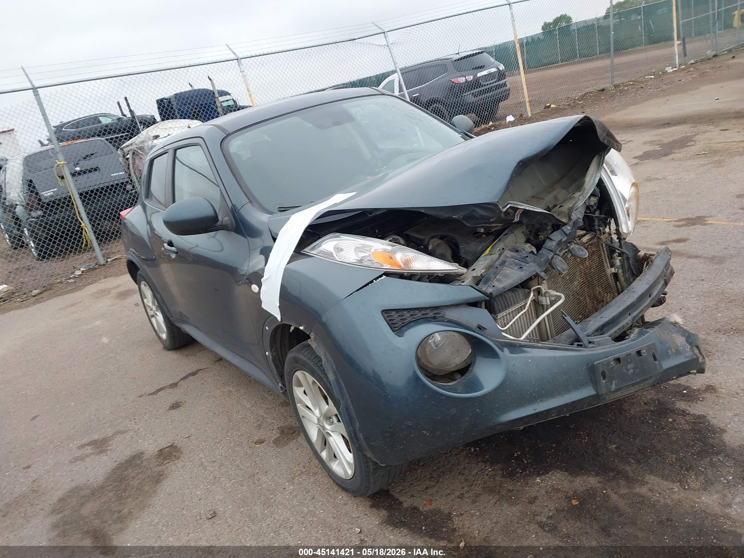 2013 Nissan Juke S Blue vin: JN8AF5MR1DT218207