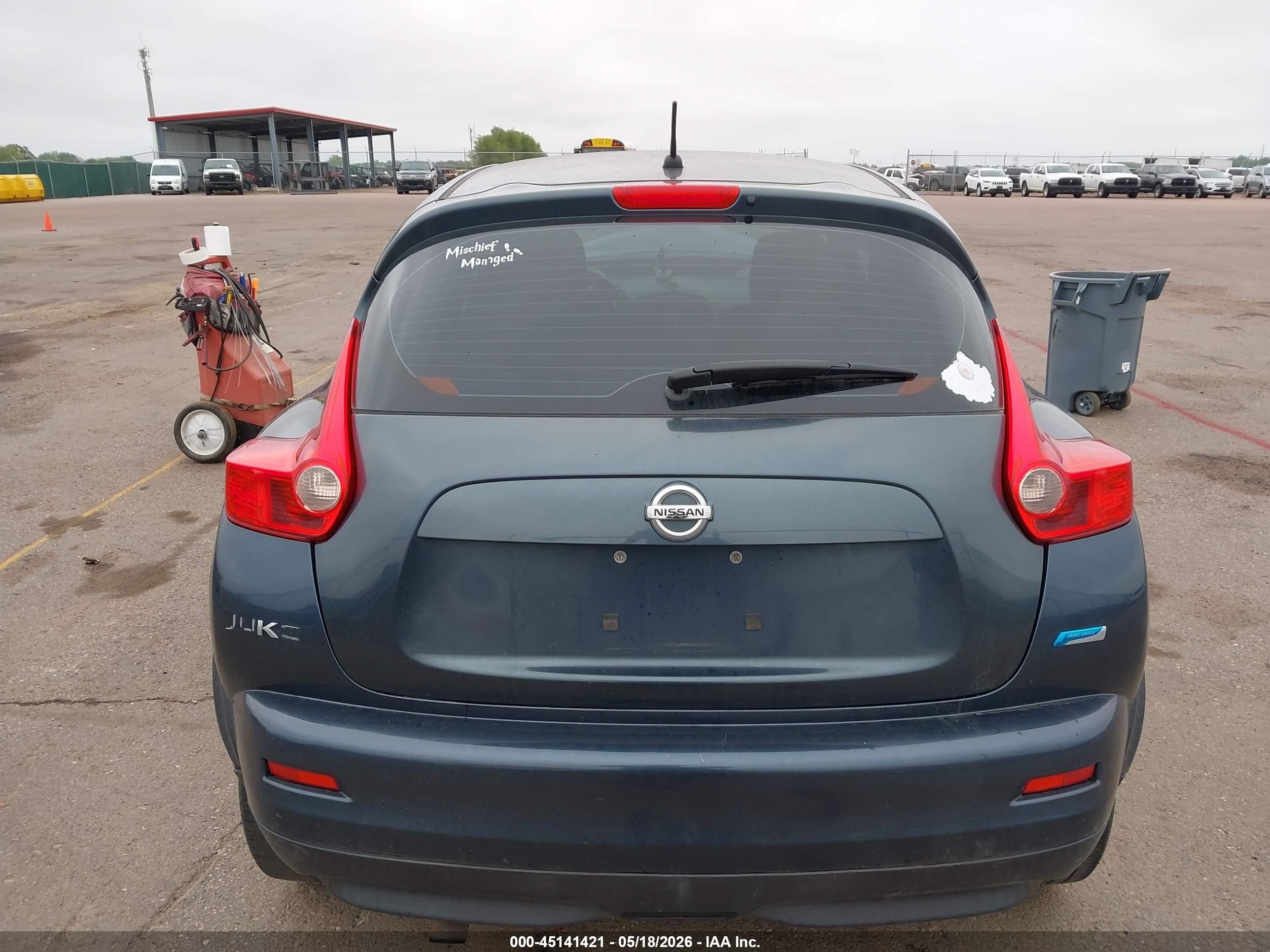 2013 Nissan Juke S Blue vin: JN8AF5MR1DT218207