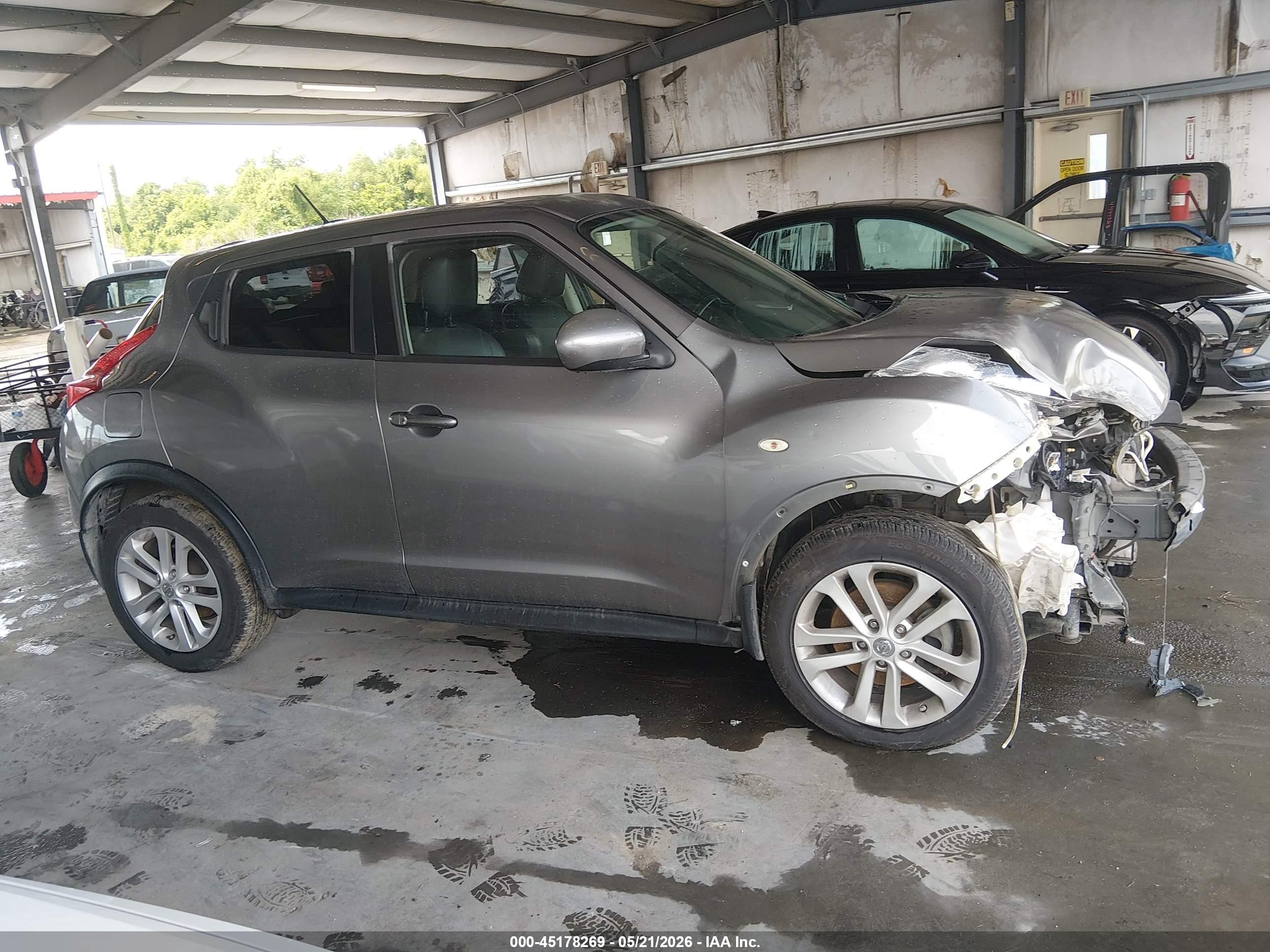 2013 Nissan Juke Sl Серый vin: JN8AF5MR1DT221687
