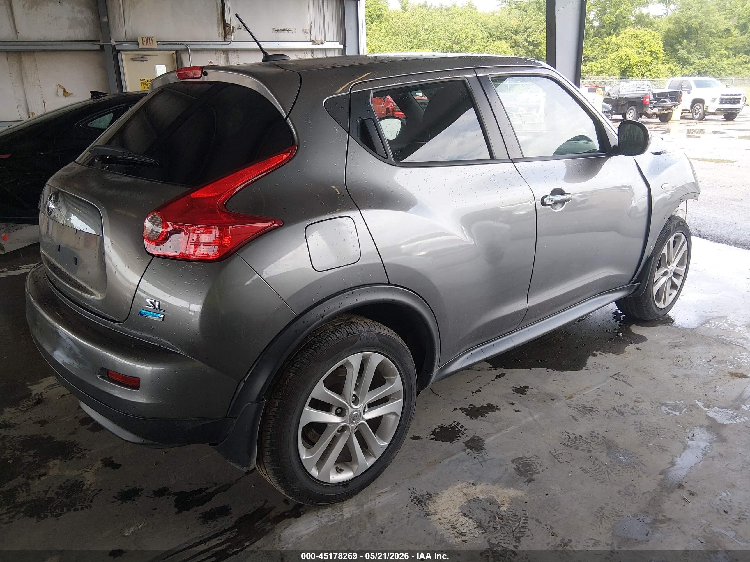 2013 Nissan Juke Sl Серый vin: JN8AF5MR1DT221687