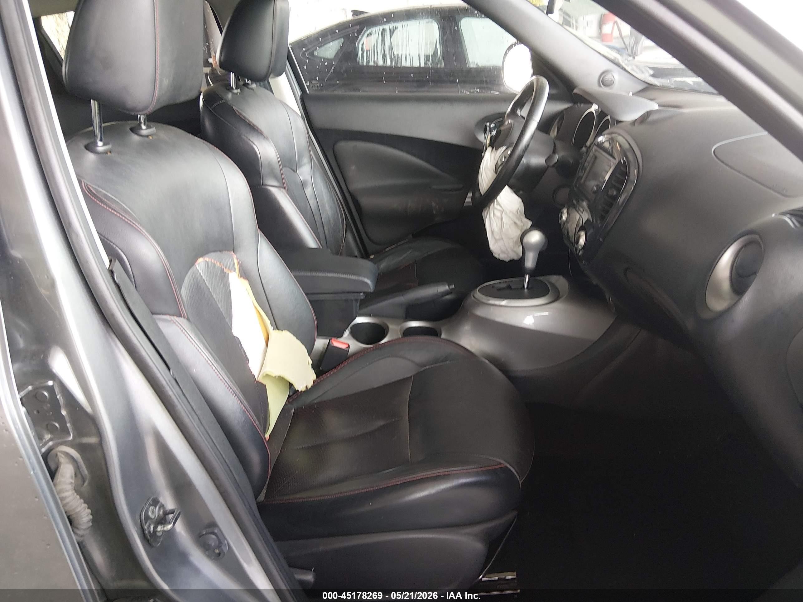 2013 Nissan Juke Sl Серый vin: JN8AF5MR1DT221687