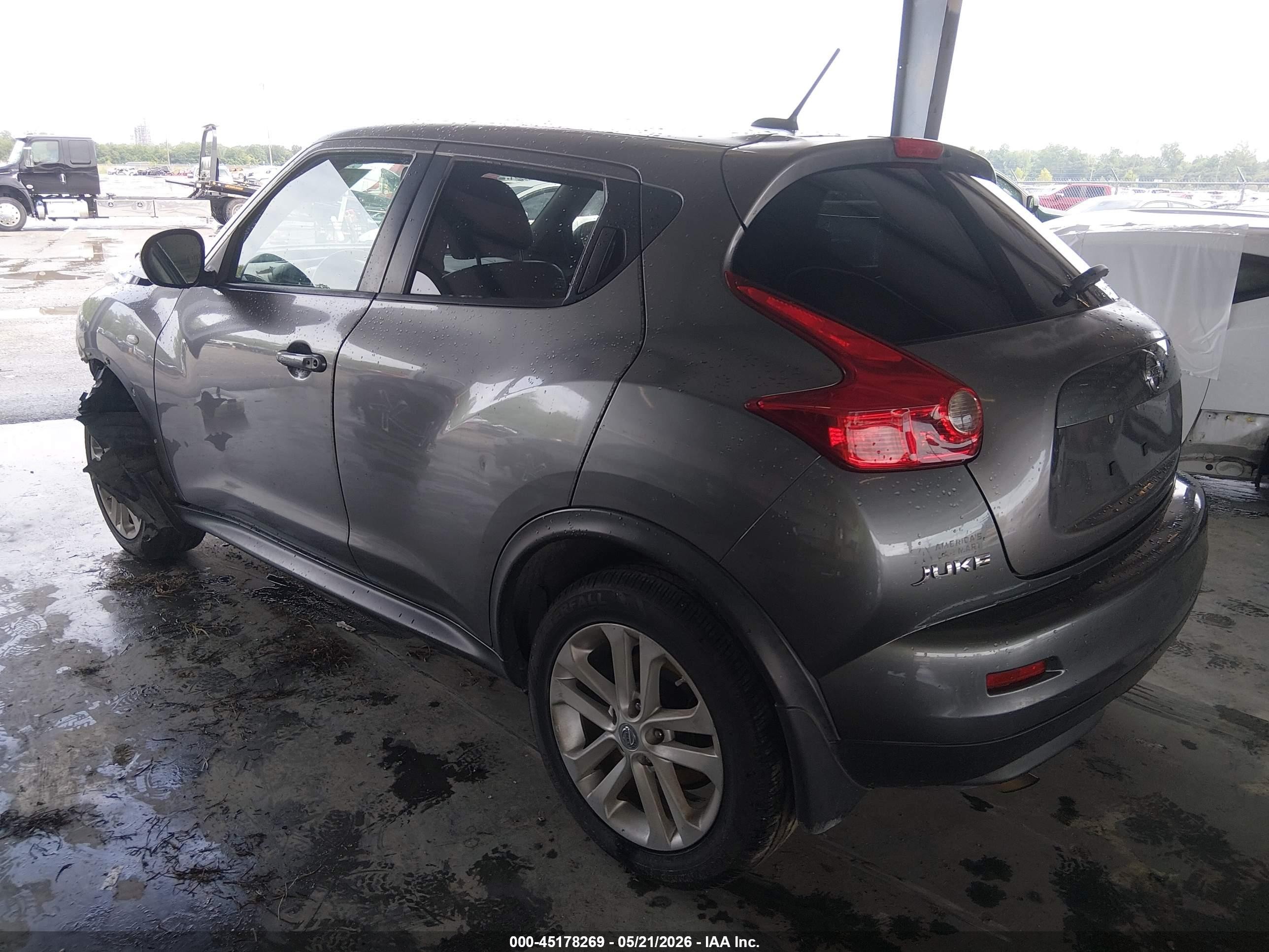 2013 Nissan Juke Sl Серый vin: JN8AF5MR1DT221687