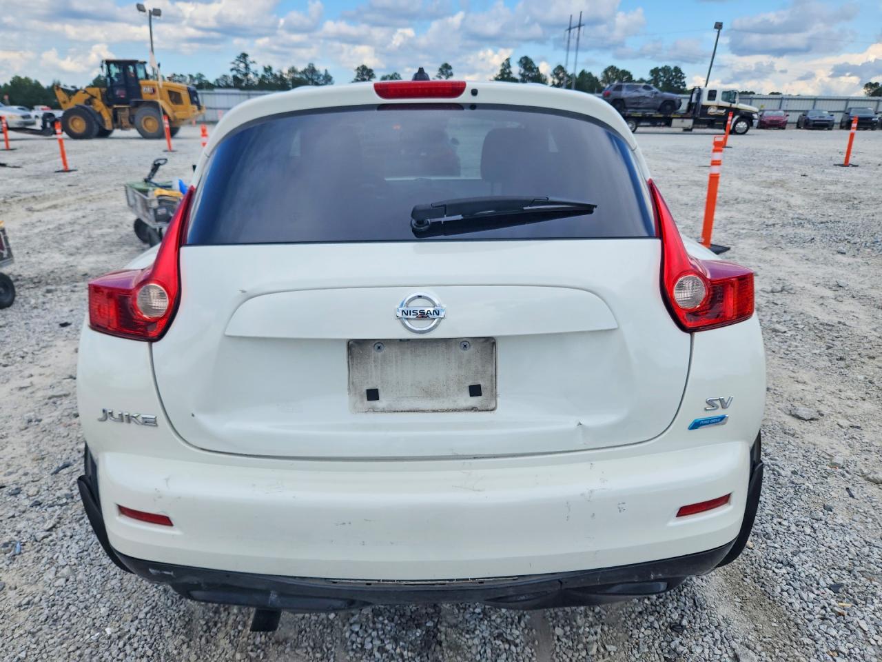 2013 Nissan Juke S Белый vin: JN8AF5MR1DT222001