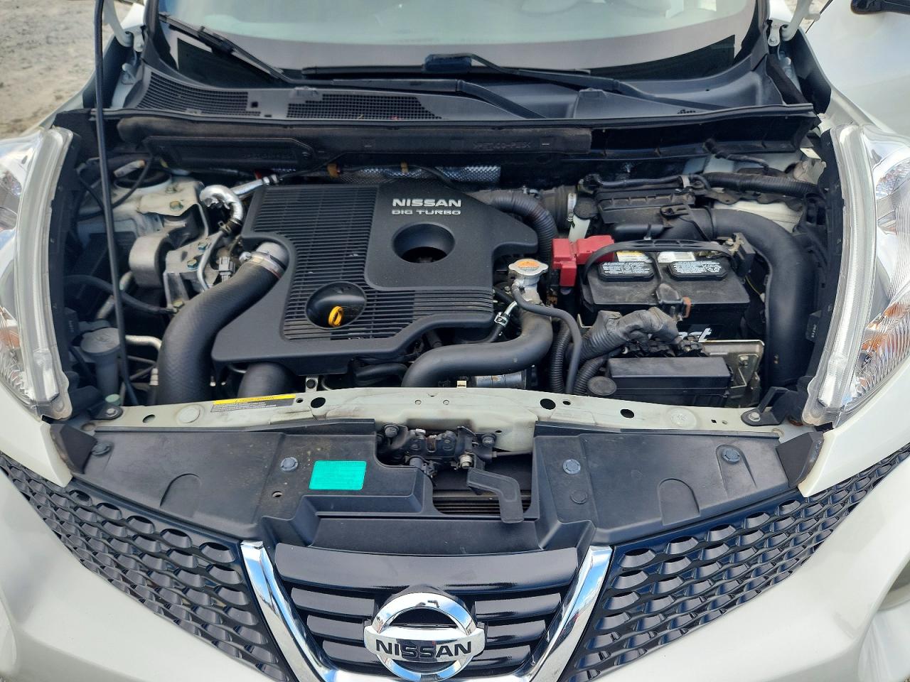 2013 Nissan Juke S Белый vin: JN8AF5MR1DT222001