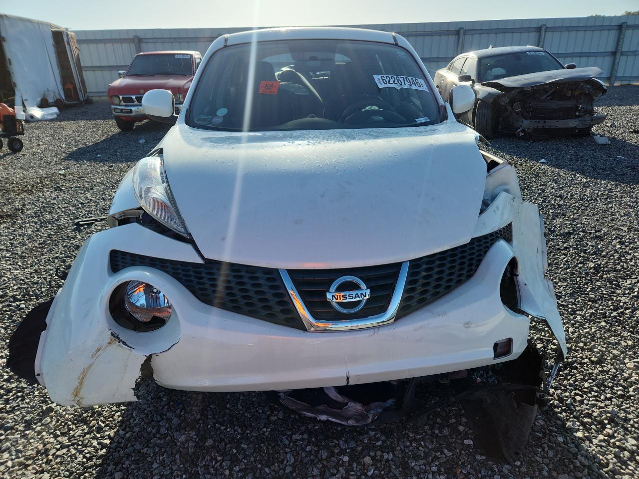 2013 Nissan Juke S White vin: JN8AF5MR1DT225951