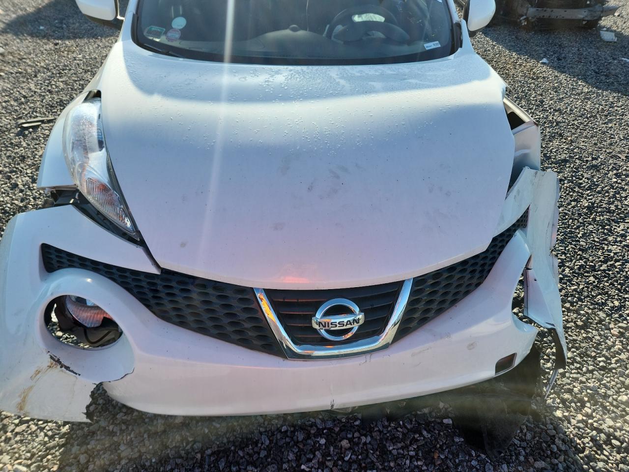 2013 Nissan Juke S White vin: JN8AF5MR1DT225951