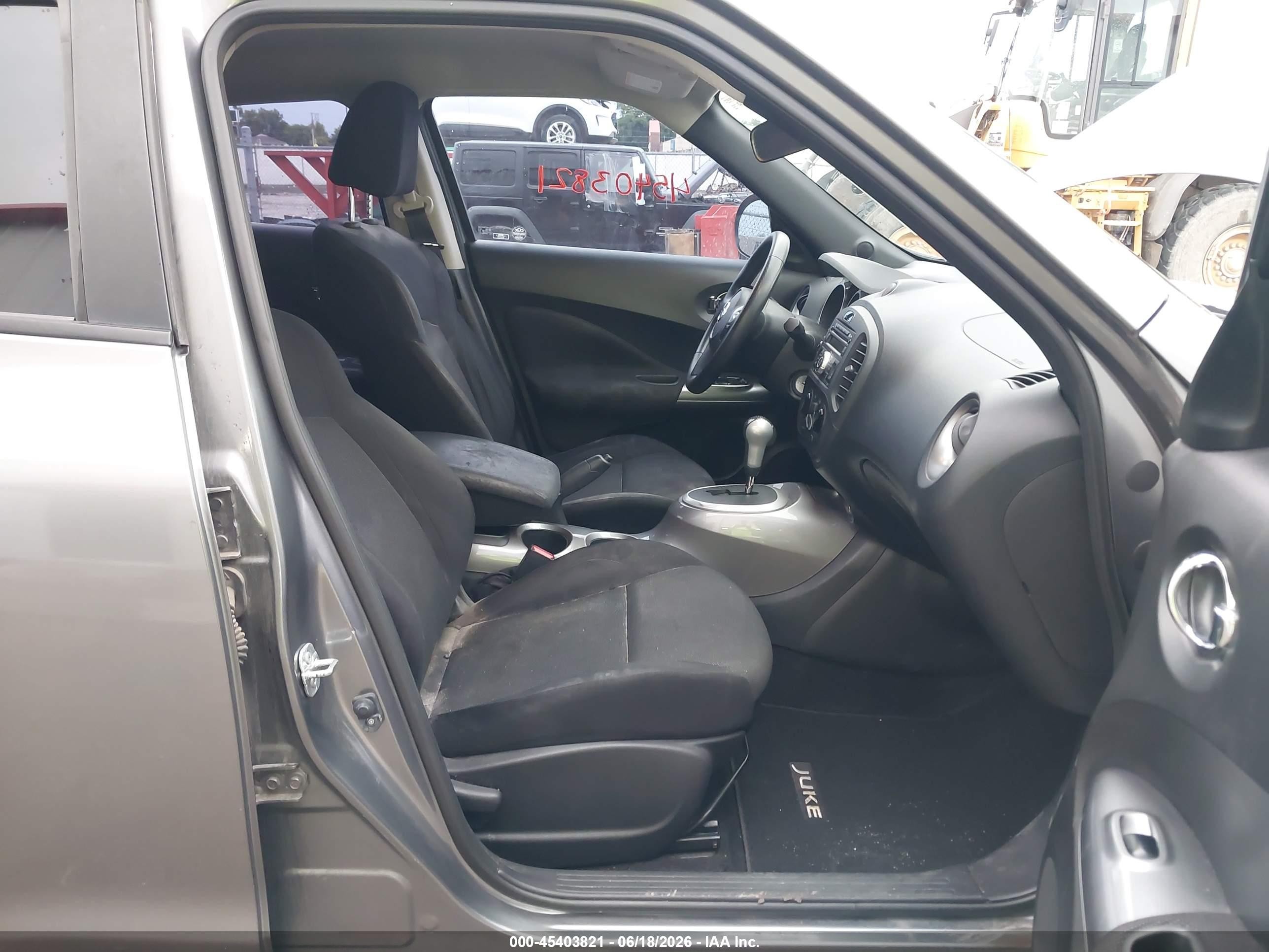2014 Nissan Juke S Gray vin: JN8AF5MR1ET452977