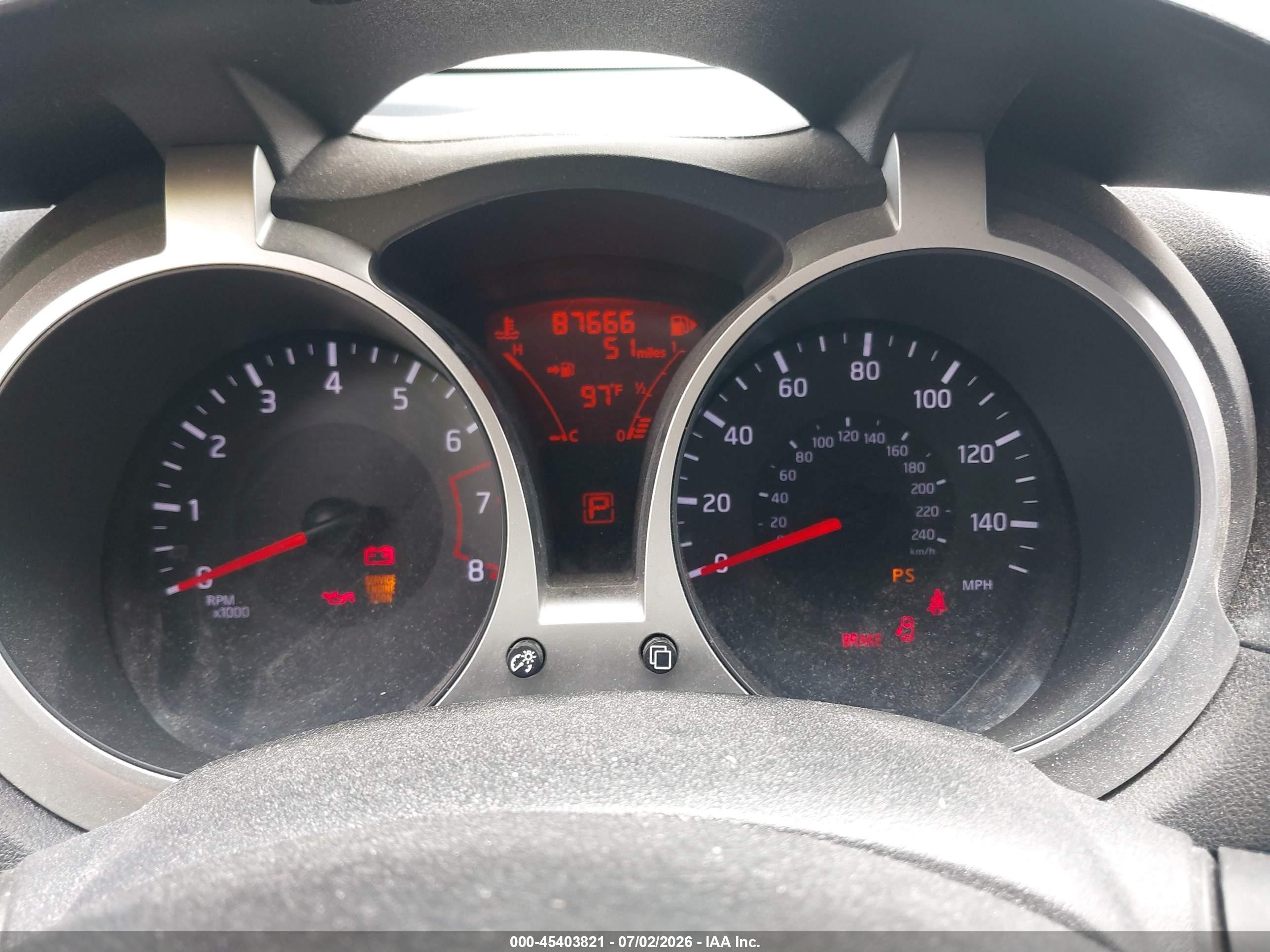 2014 Nissan Juke S Gray vin: JN8AF5MR1ET452977