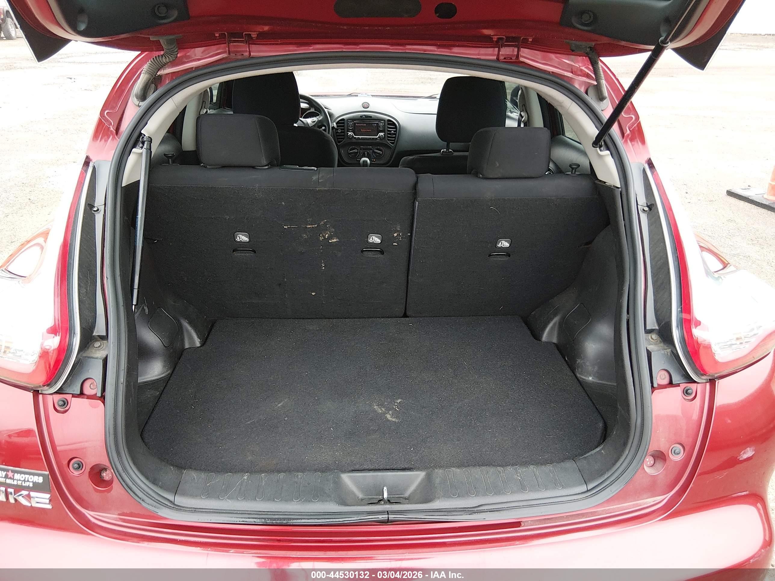 2015 Nissan Juke Nismo/s/sl/sv Темно-бордовый vin: JN8AF5MR1FT500530