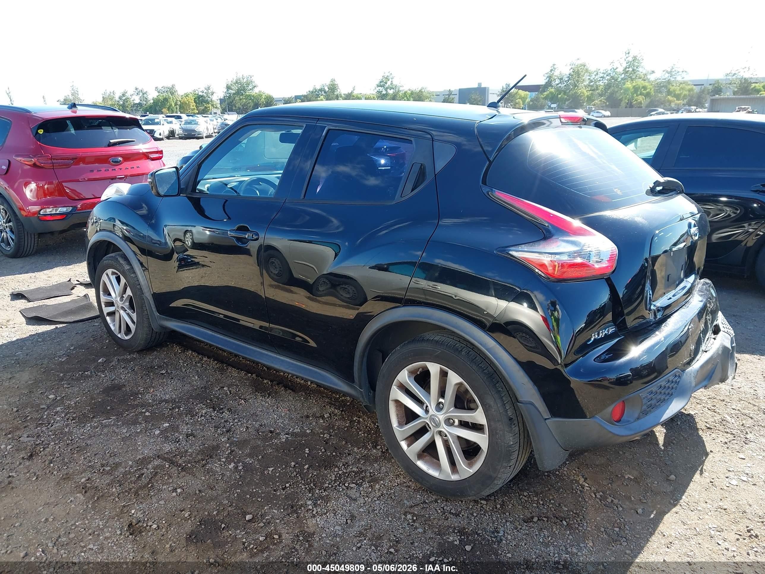 2015 Nissan Juke S Black vin: JN8AF5MR1FT502326