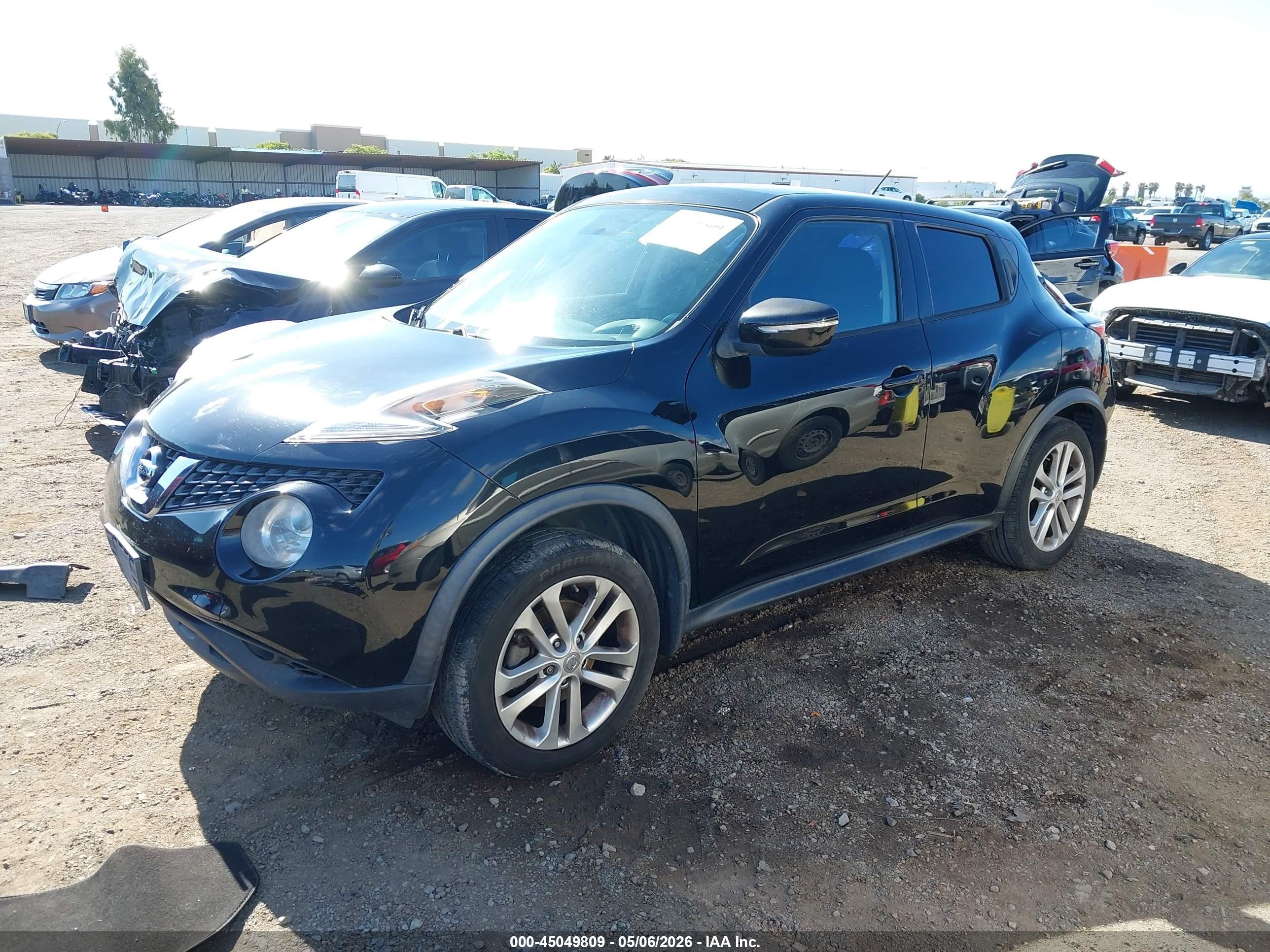 2015 Nissan Juke S Black vin: JN8AF5MR1FT502326