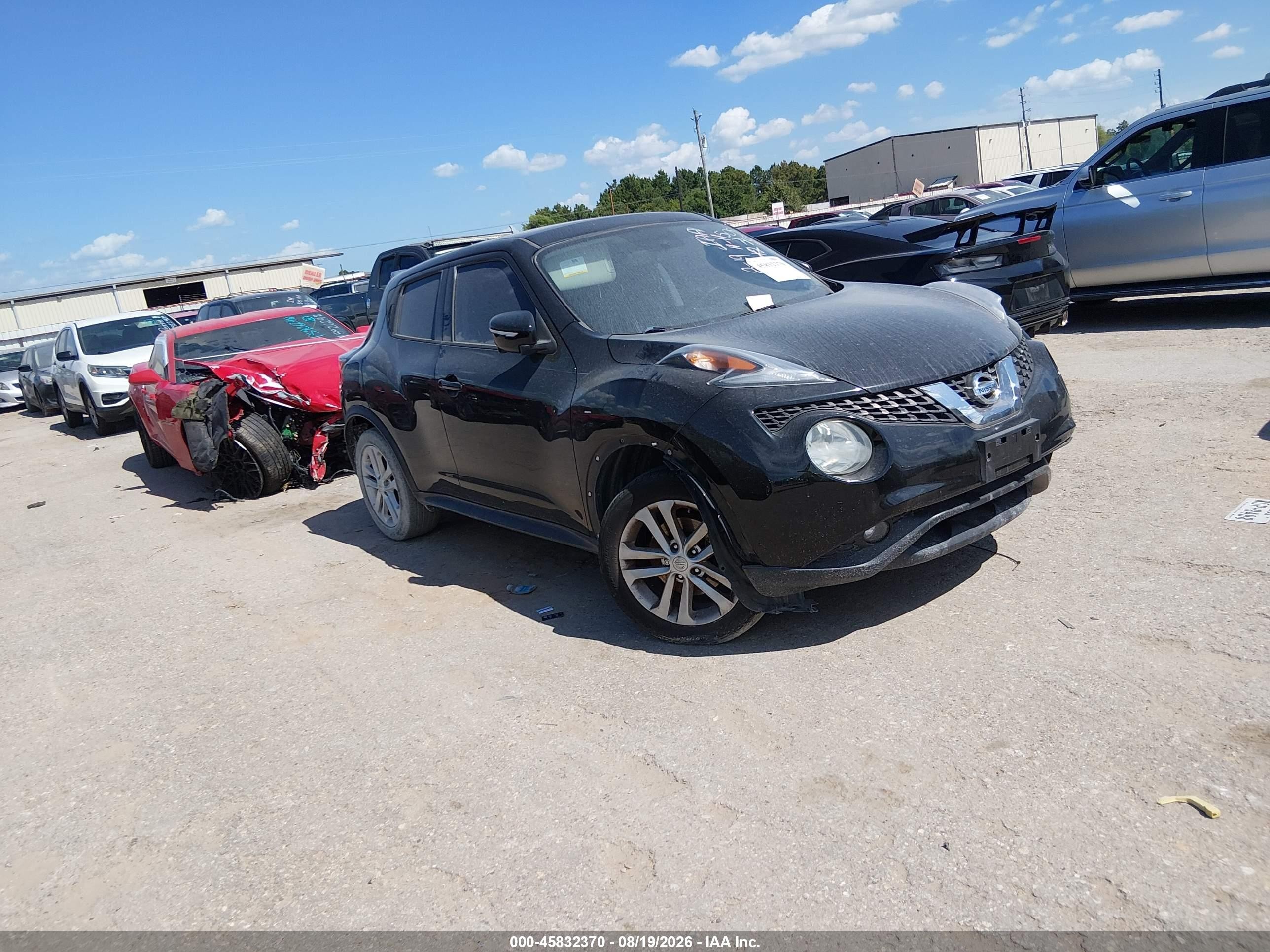 2015 Nissan Juke Sl Black vin: JN8AF5MR1FT505744