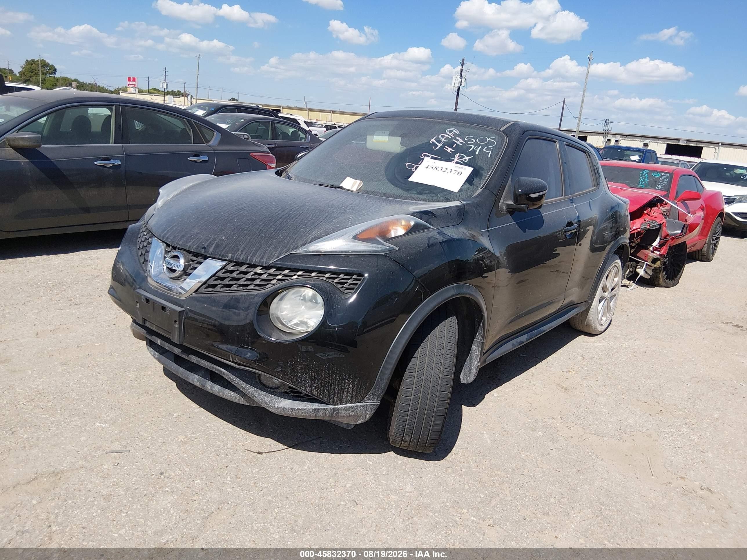 2015 Nissan Juke Sl Black vin: JN8AF5MR1FT505744
