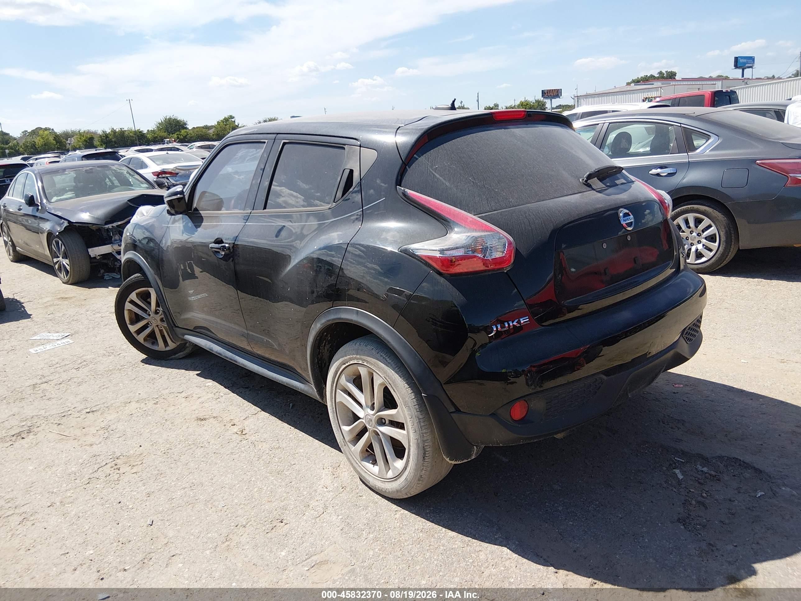 2015 Nissan Juke Sl Black vin: JN8AF5MR1FT505744