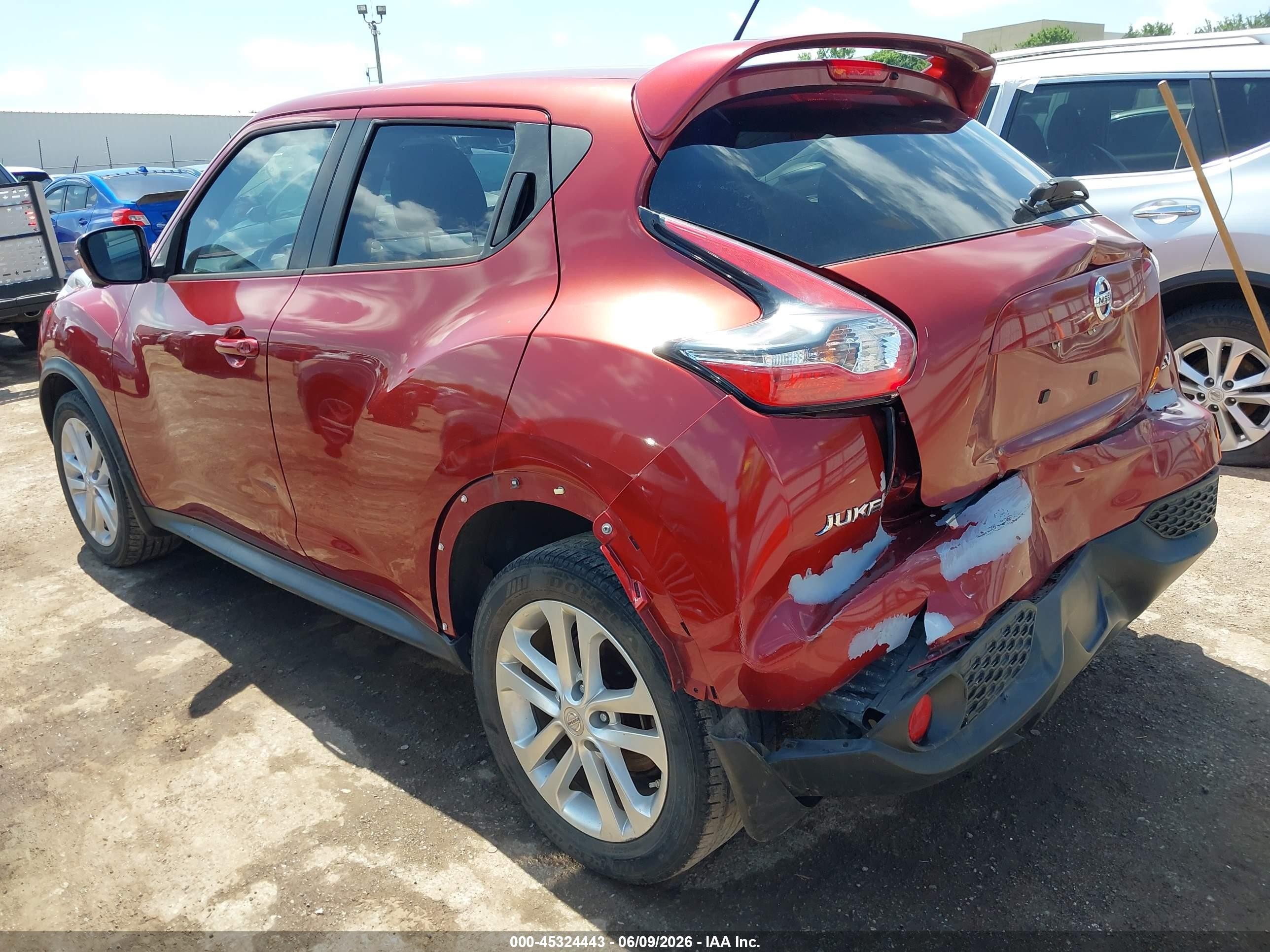 2015 Nissan Juke Sv Red vin: JN8AF5MR1FT510717