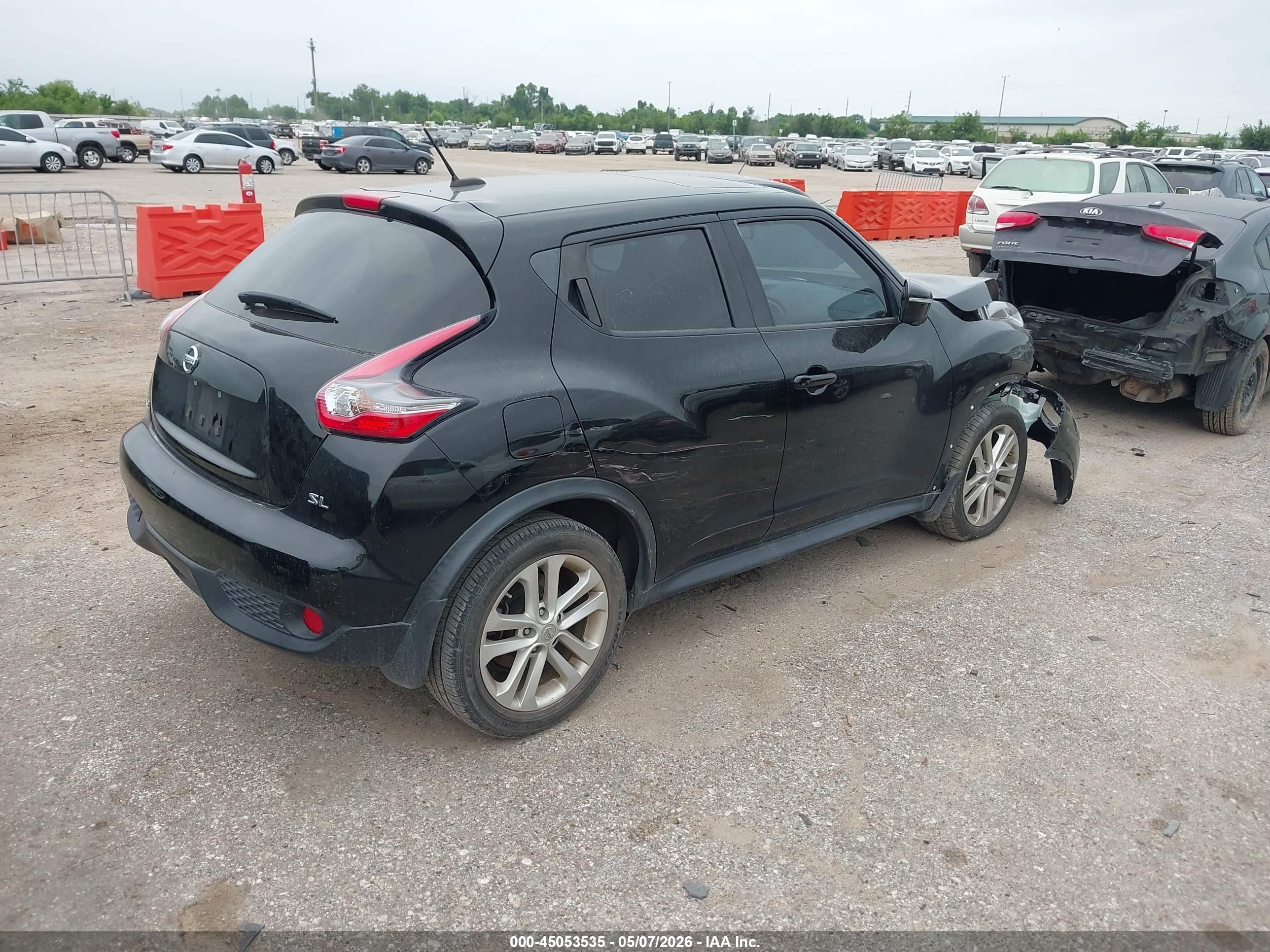 2015 Nissan Juke Sl Black vin: JN8AF5MR1FT513231