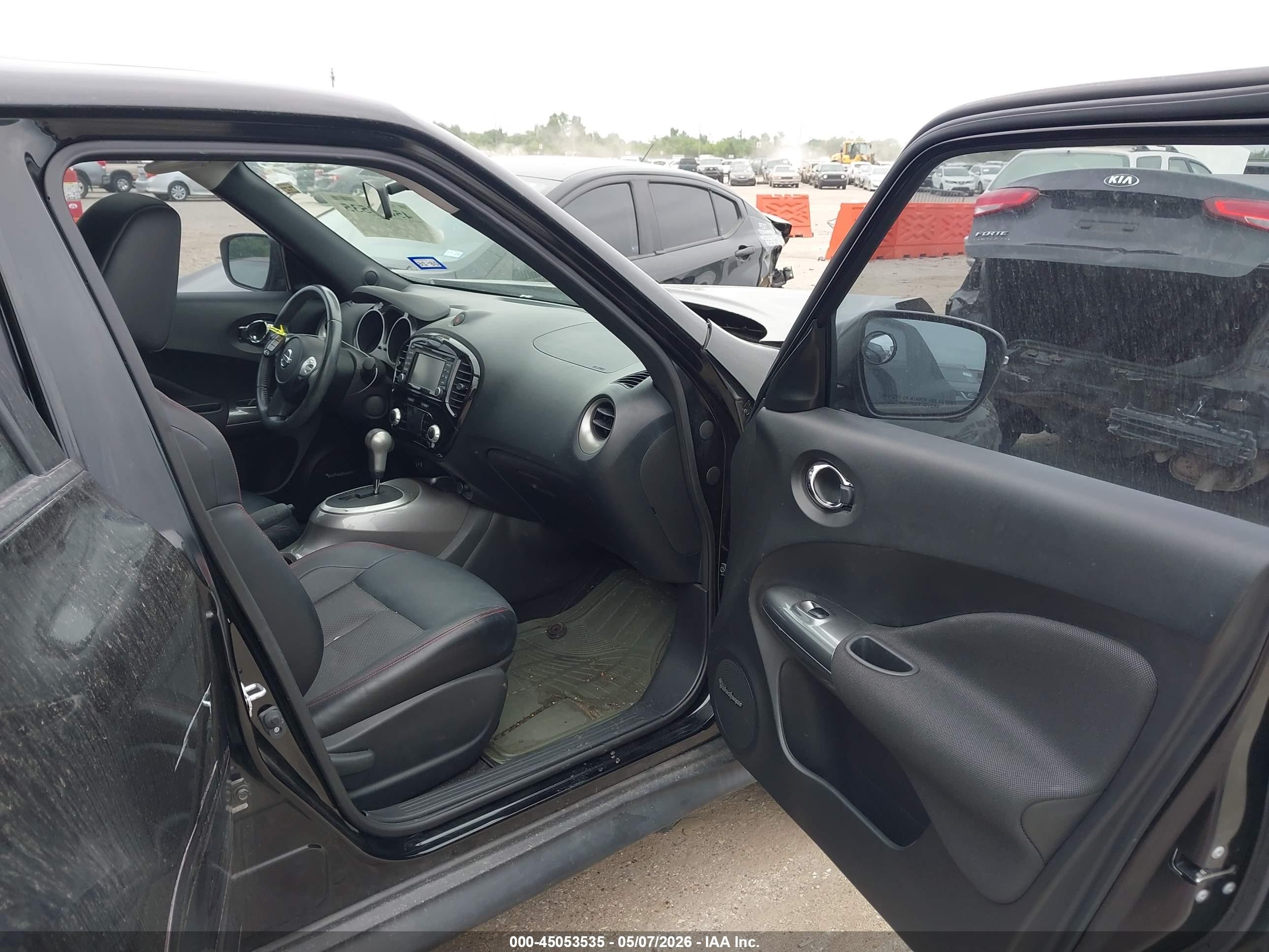 2015 Nissan Juke Sl Black vin: JN8AF5MR1FT513231