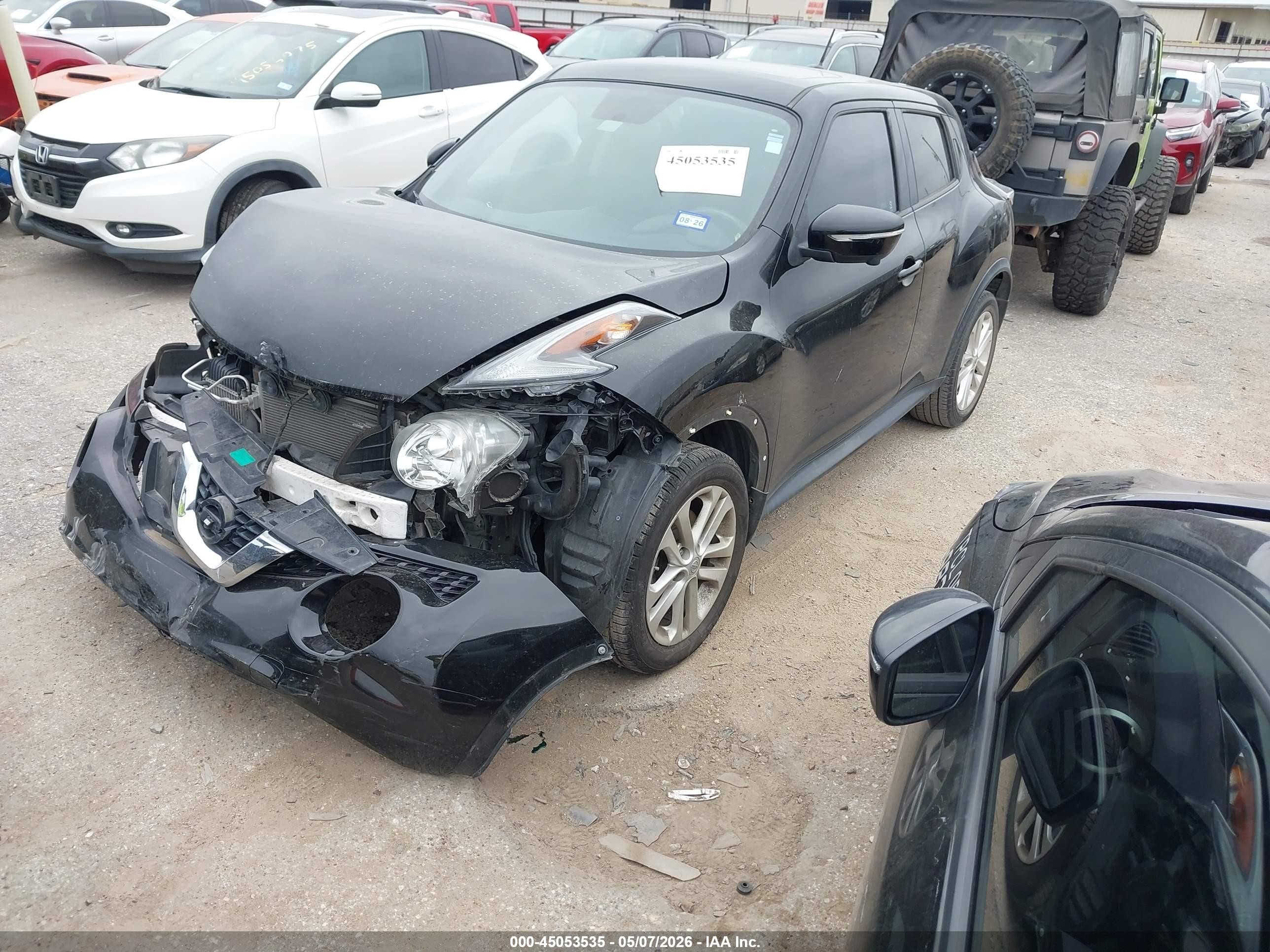 2015 Nissan Juke Sl Black vin: JN8AF5MR1FT513231