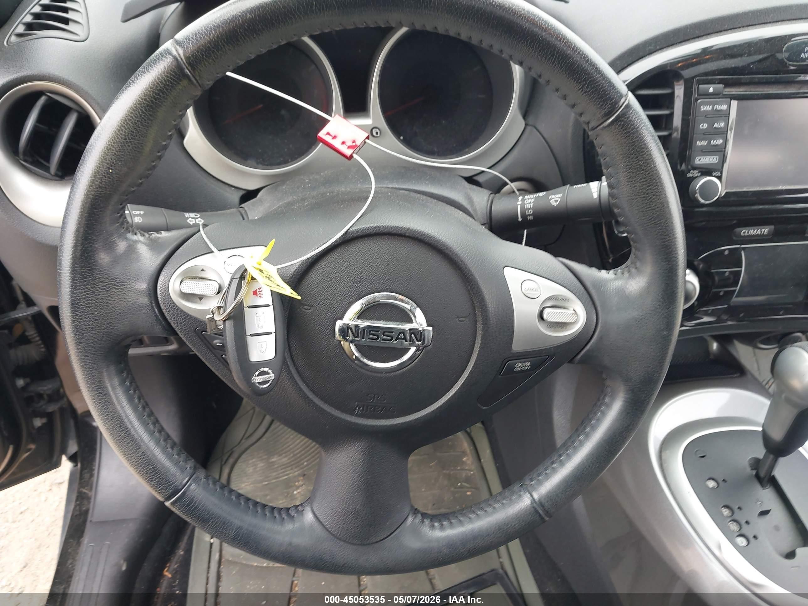 2015 Nissan Juke Sl Black vin: JN8AF5MR1FT513231