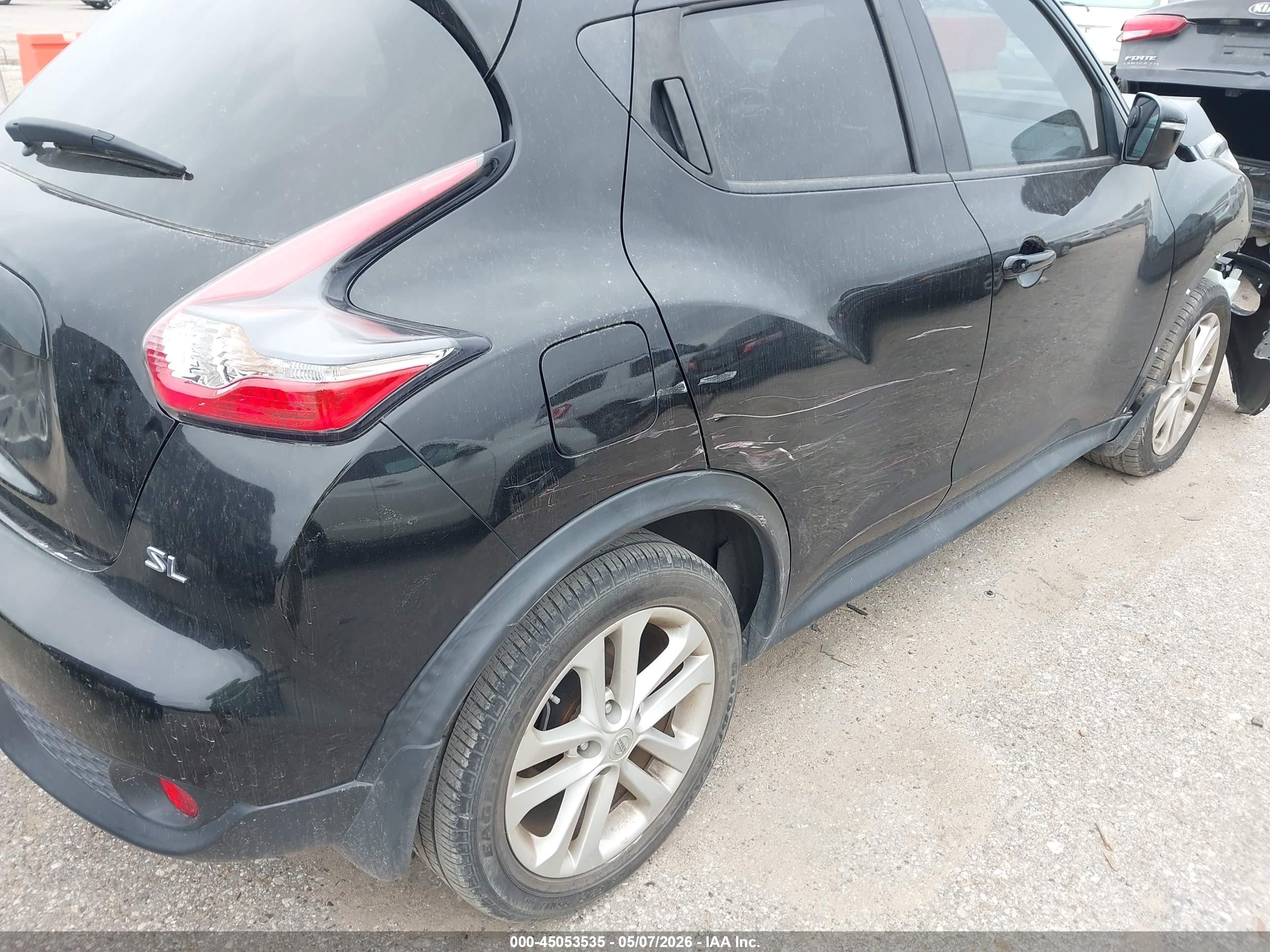 2015 Nissan Juke Sl Black vin: JN8AF5MR1FT513231