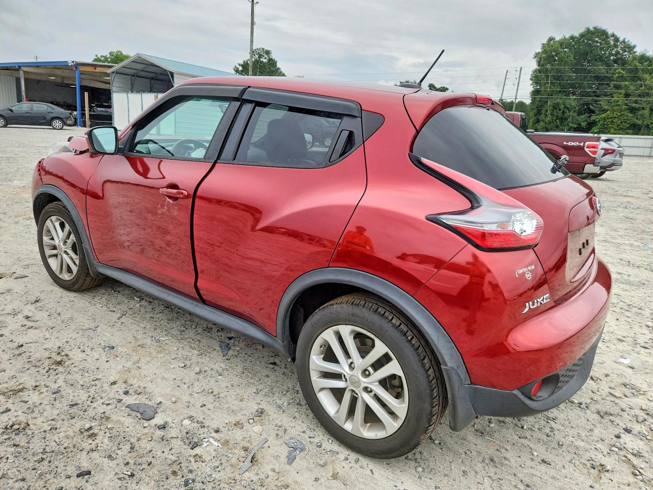 2015 Nissan Juke Sv Burgundy vin: JN8AF5MR1FT513553