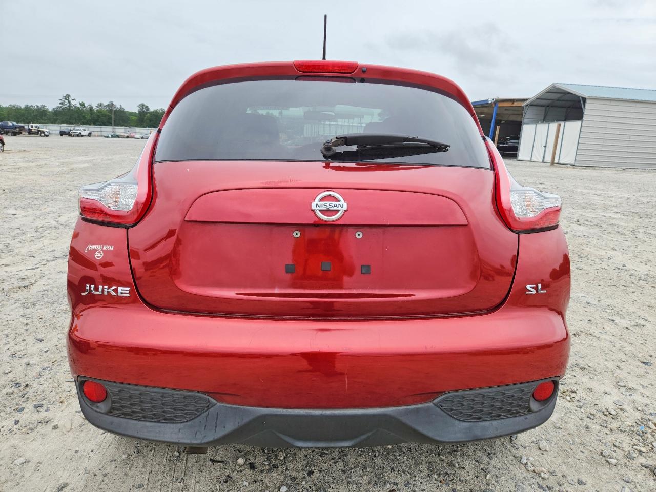 2015 Nissan Juke Sv Burgundy vin: JN8AF5MR1FT513553
