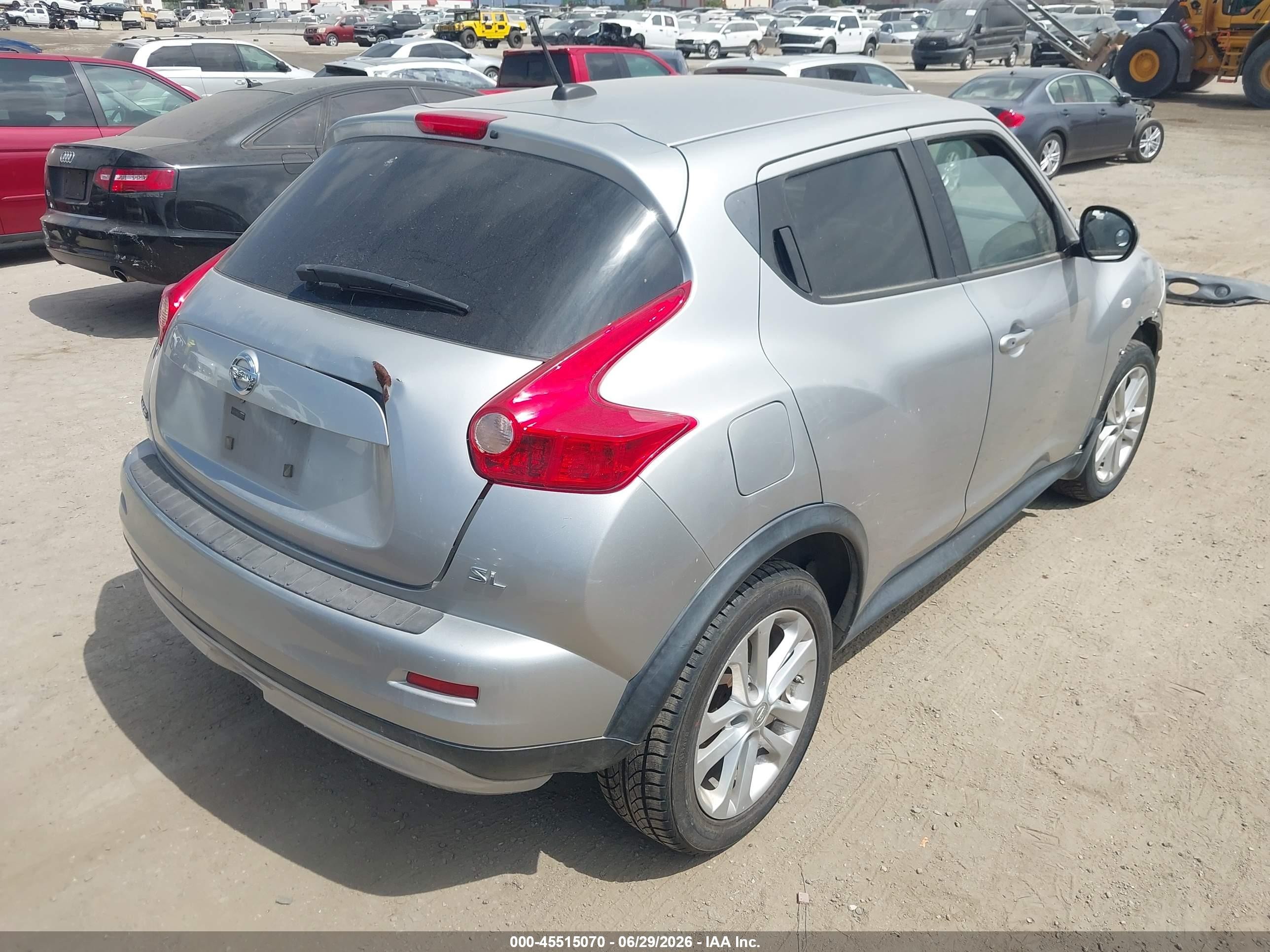 2011 Nissan Juke Sl Silver vin: JN8AF5MR2BT006185