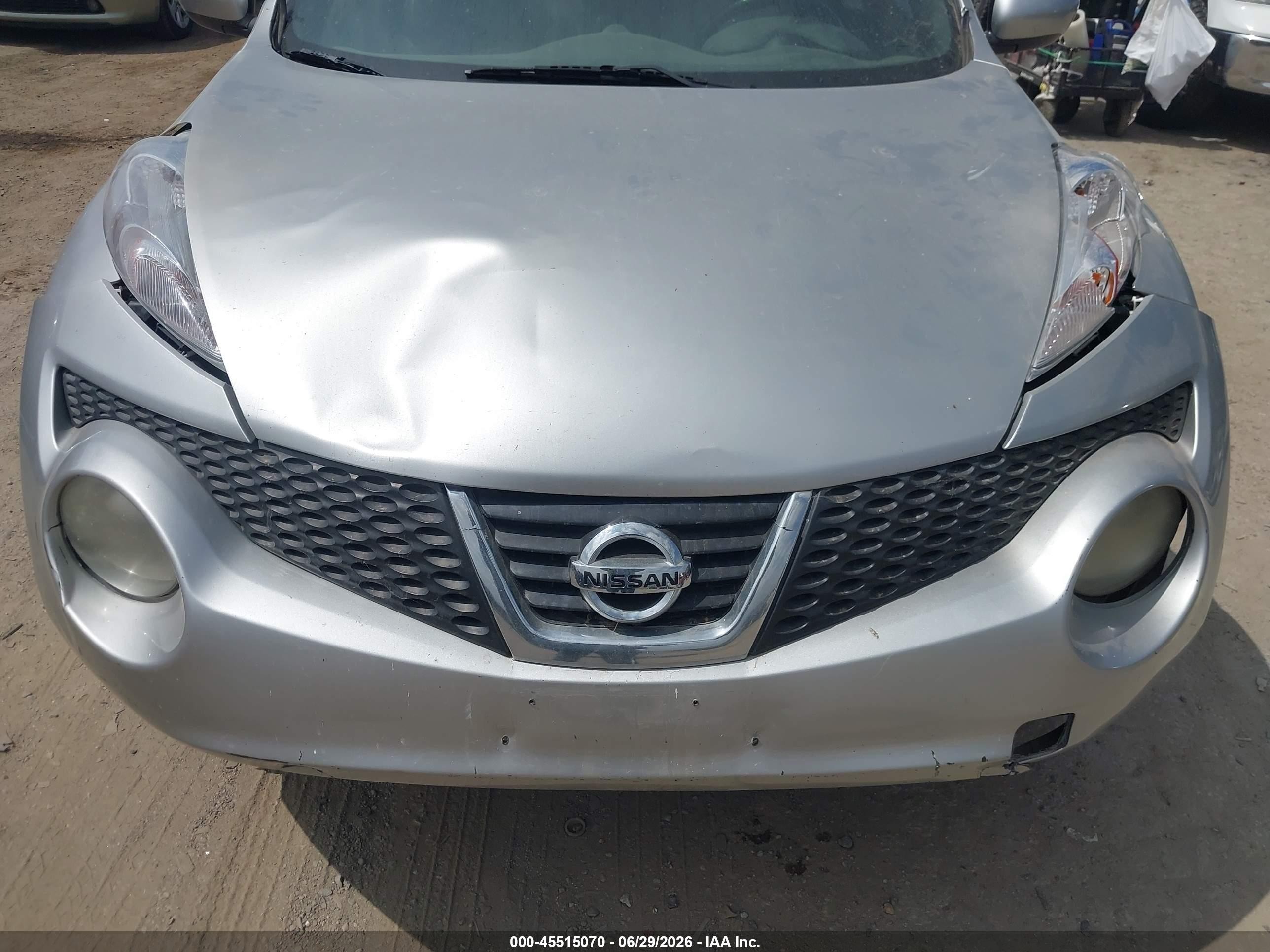 2011 Nissan Juke Sl Silver vin: JN8AF5MR2BT006185