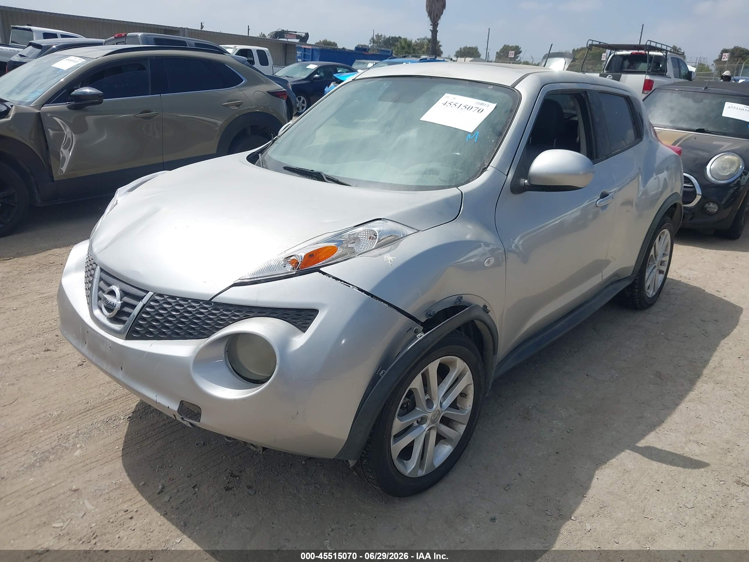 2011 Nissan Juke Sl Silver vin: JN8AF5MR2BT006185