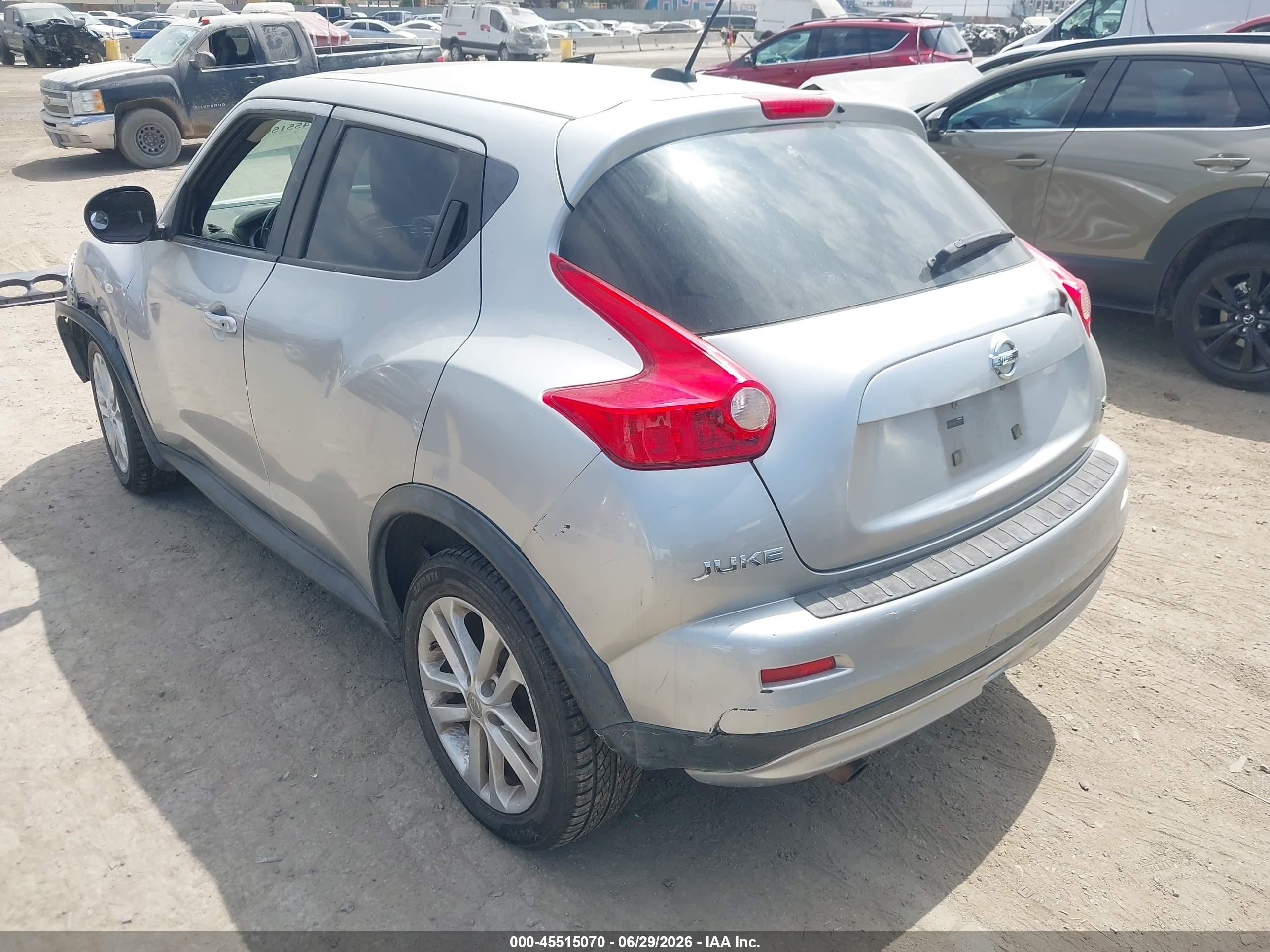 2011 Nissan Juke Sl Silver vin: JN8AF5MR2BT006185