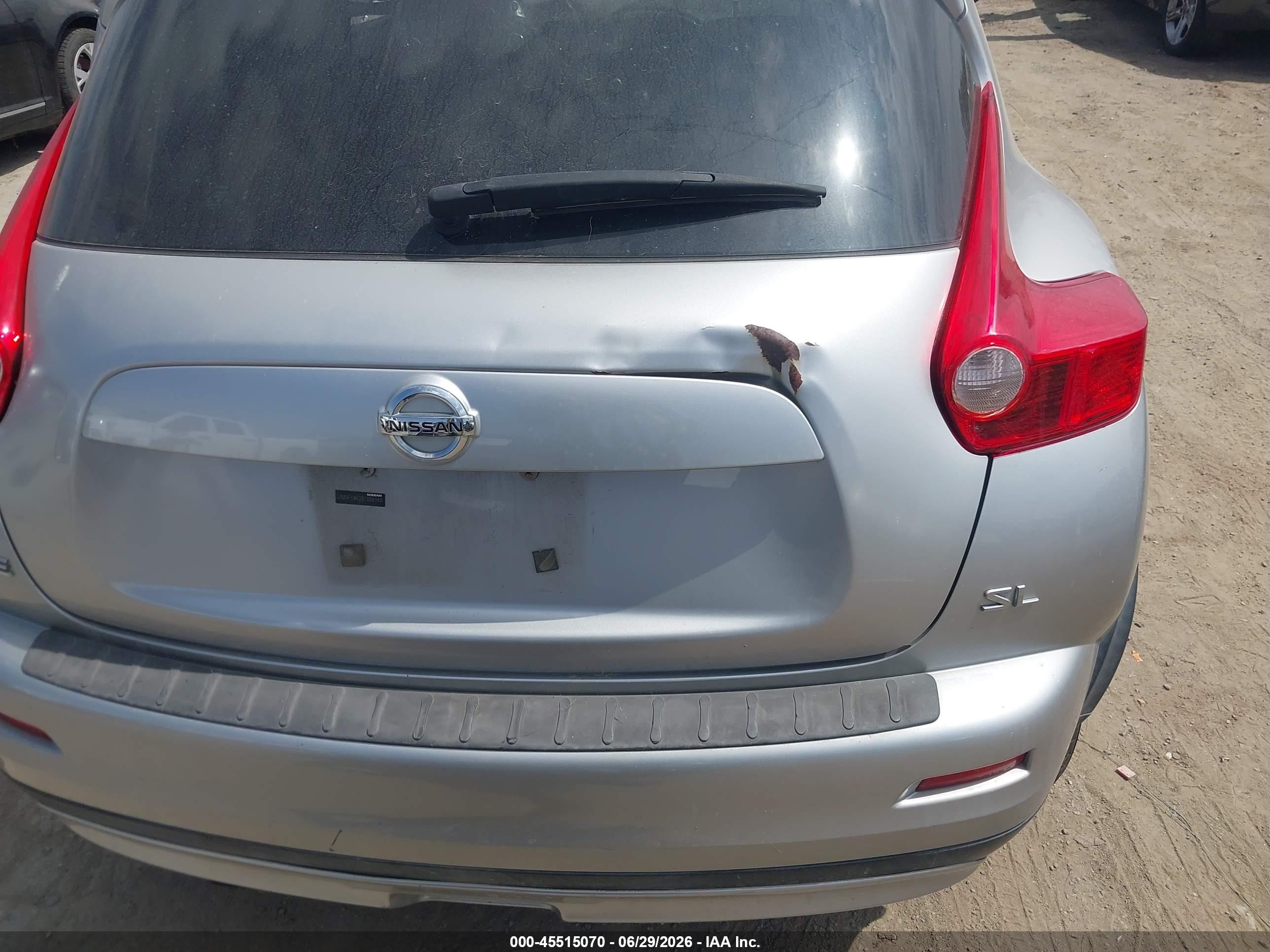 2011 Nissan Juke Sl Silver vin: JN8AF5MR2BT006185
