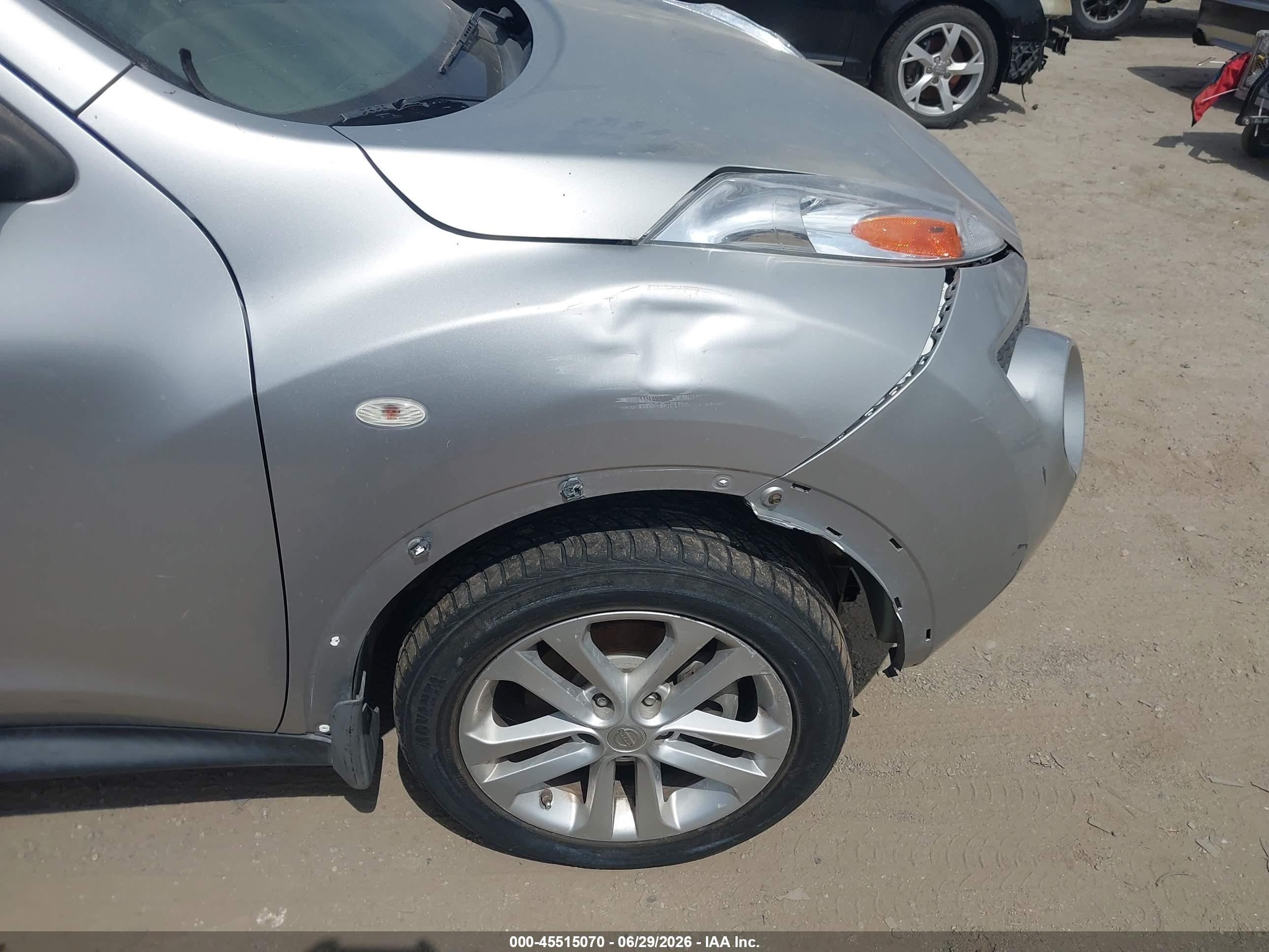 2011 Nissan Juke Sl Silver vin: JN8AF5MR2BT006185