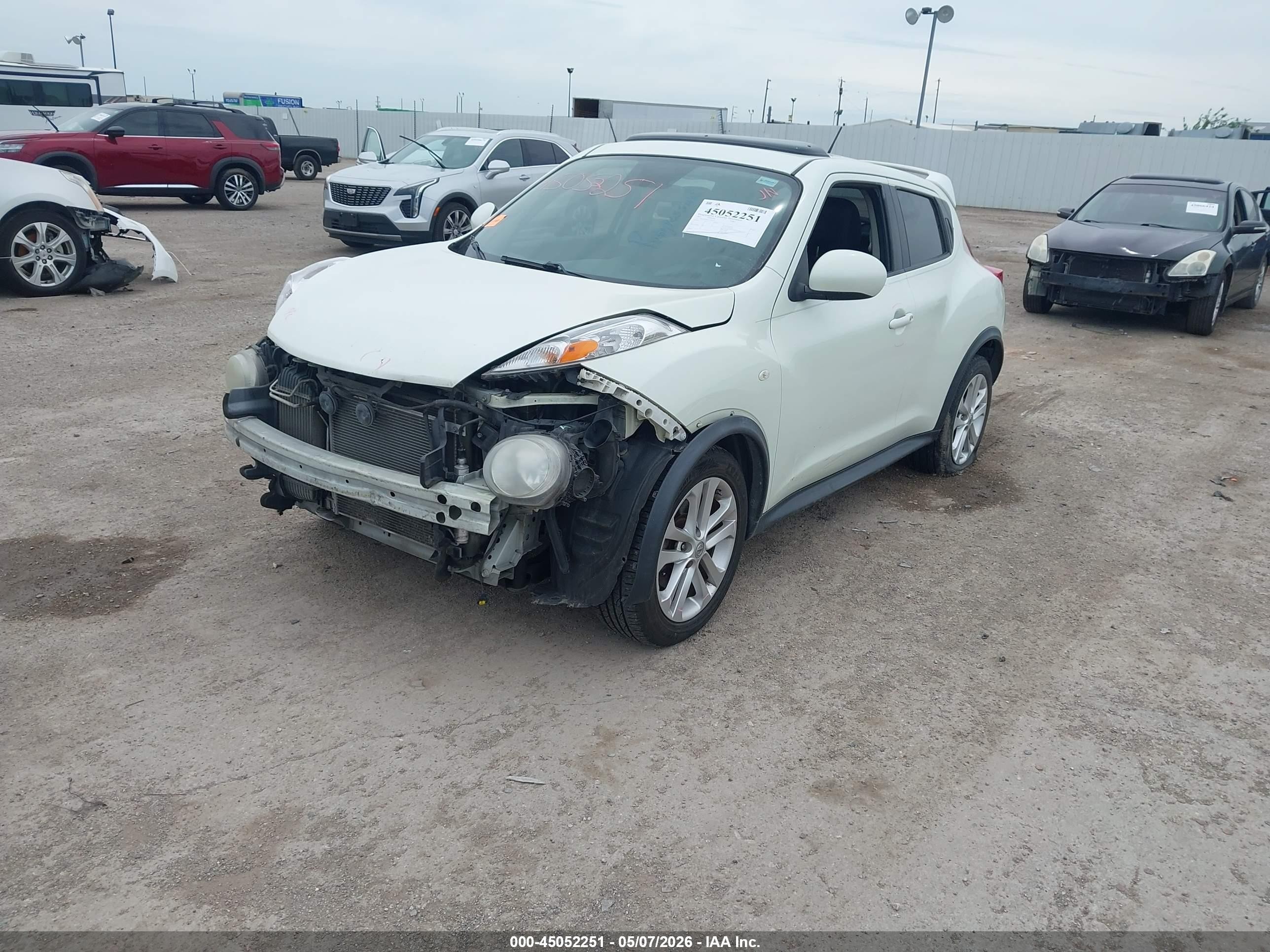 2012 Nissan Juke Sl White vin: JN8AF5MR2CT106711