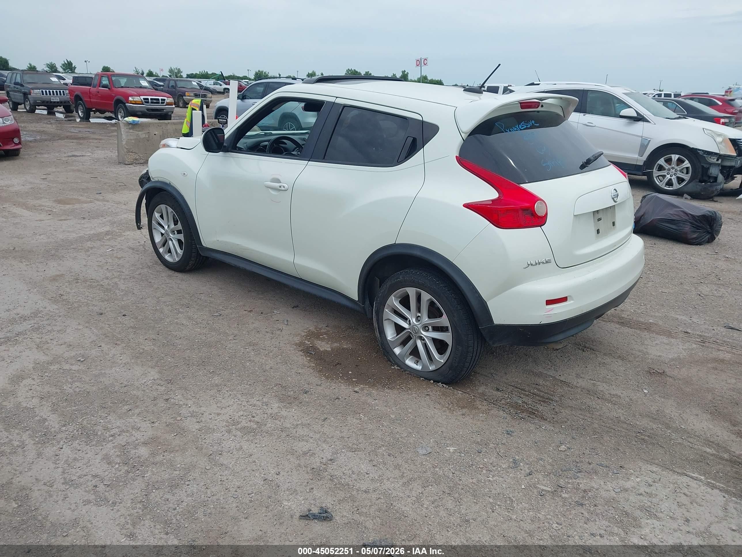 2012 Nissan Juke Sl White vin: JN8AF5MR2CT106711