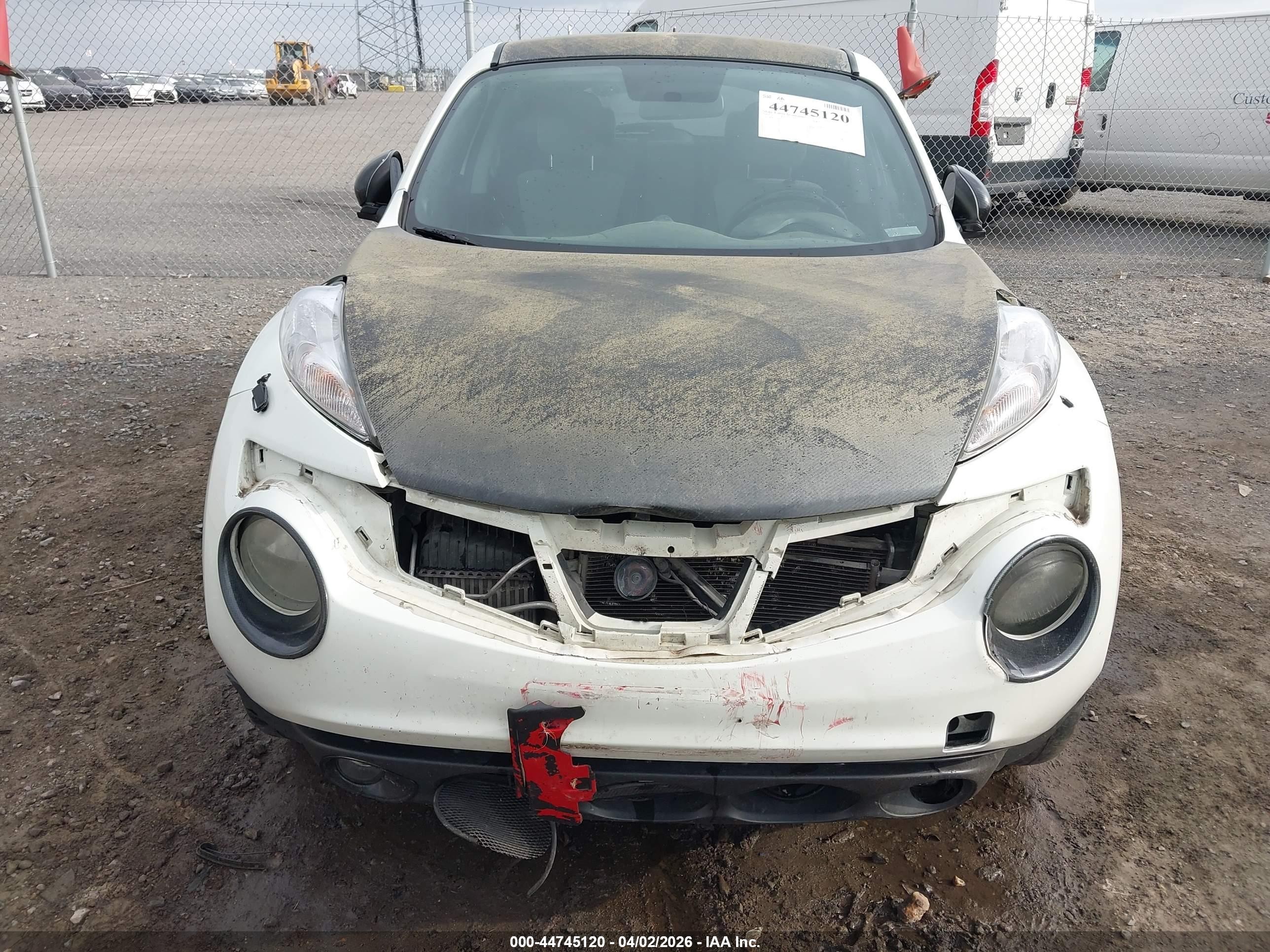 2012 Nissan Juke Sv White vin: JN8AF5MR2CT116249