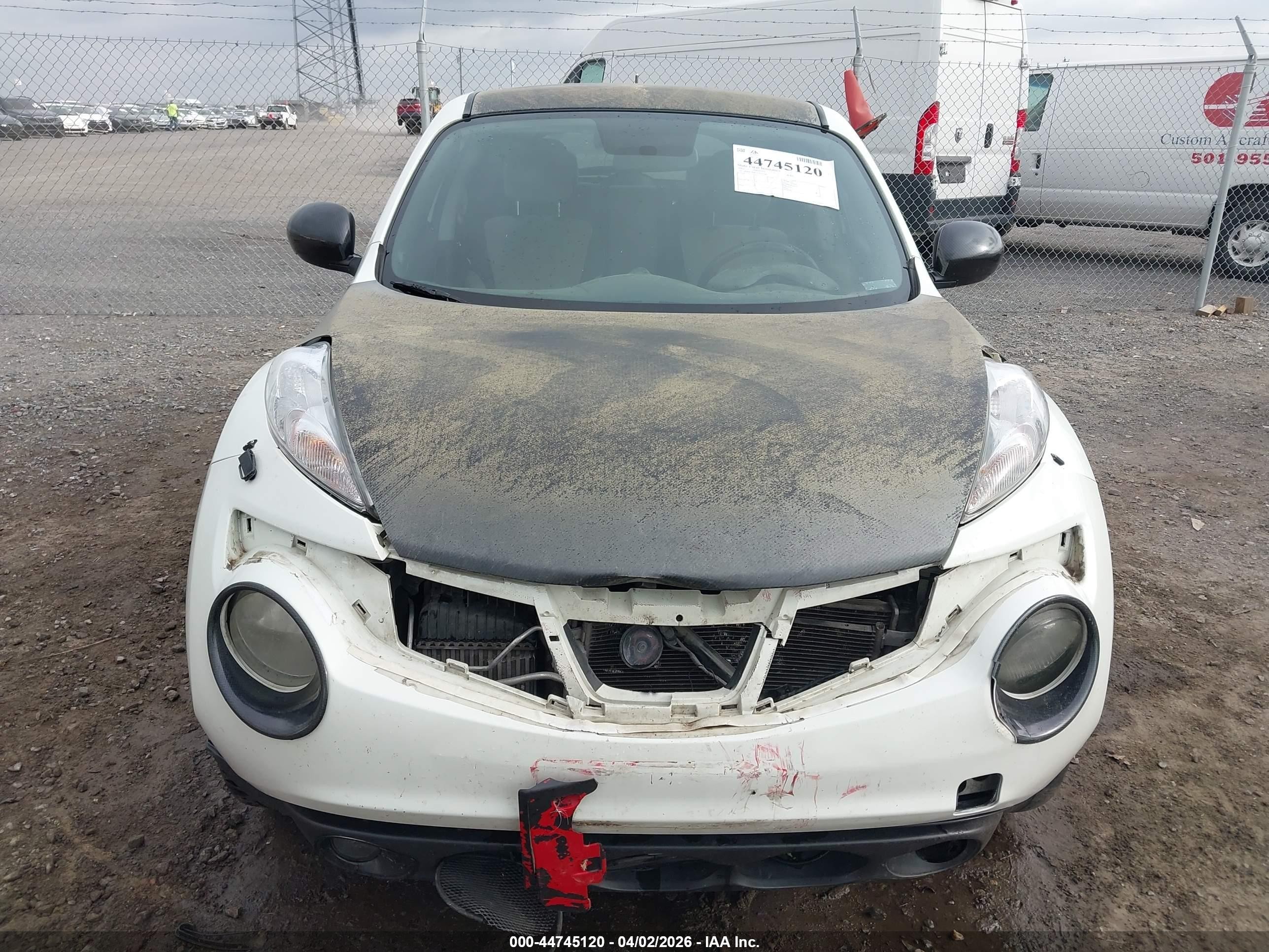 2012 Nissan Juke Sv White vin: JN8AF5MR2CT116249
