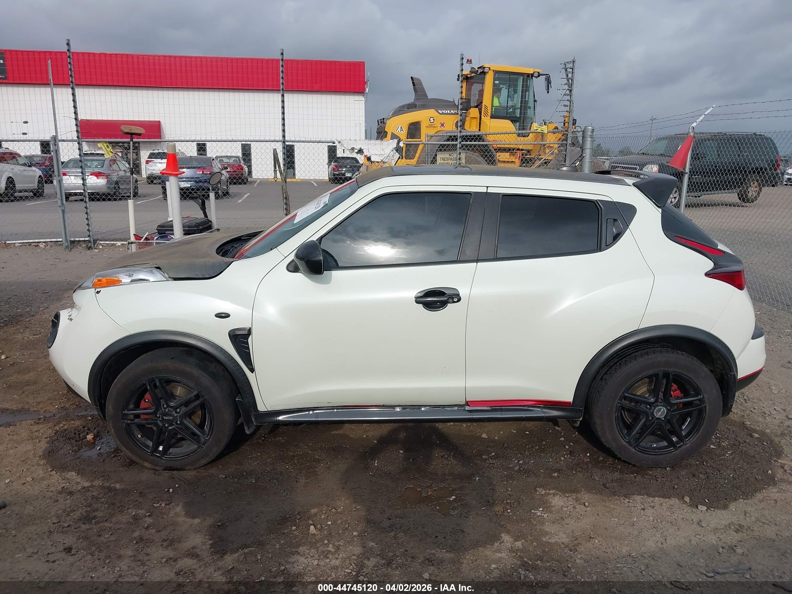 2012 Nissan Juke Sv White vin: JN8AF5MR2CT116249
