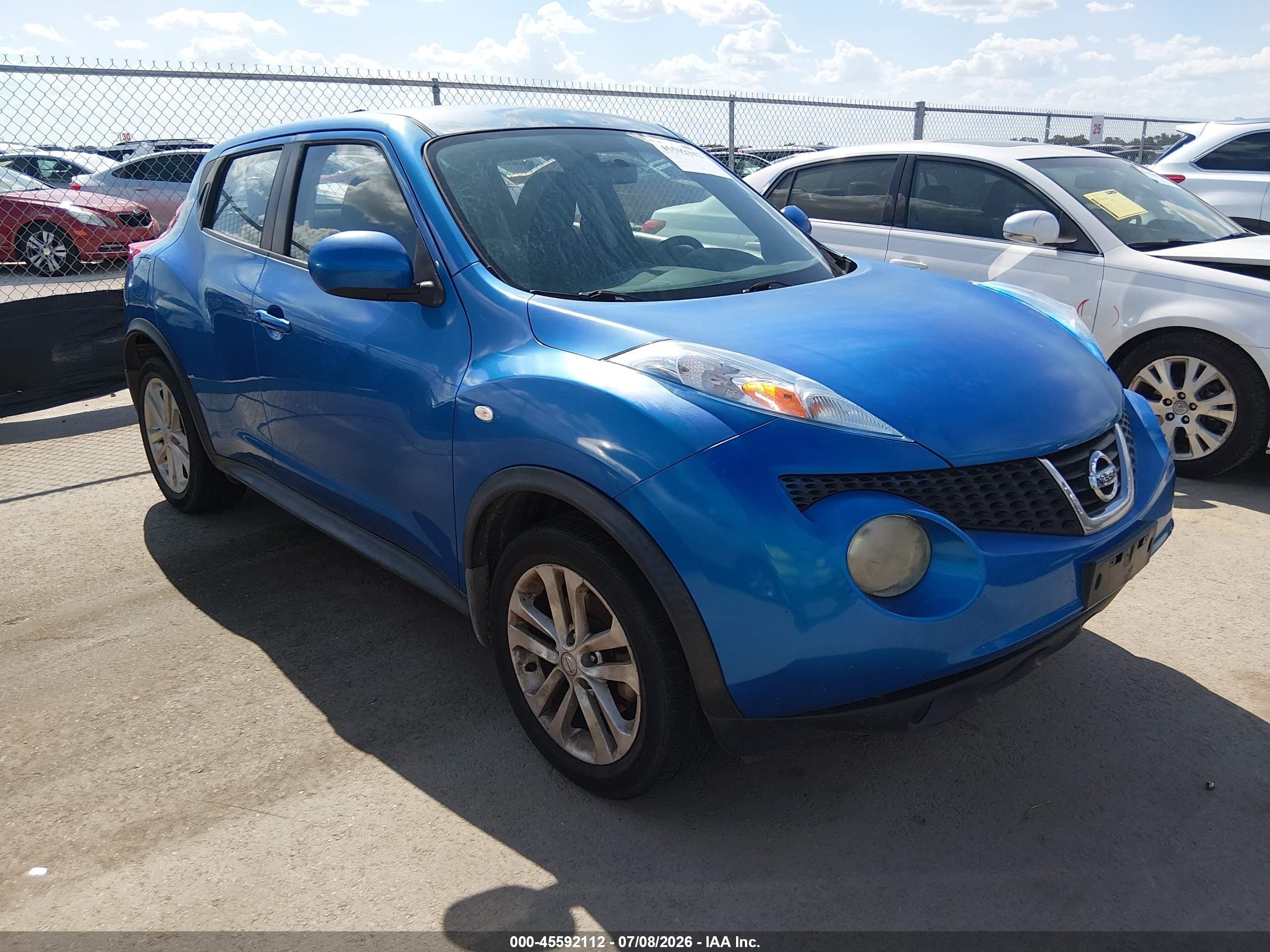 2012 Nissan Juke S Blue vin: JN8AF5MR2CT117451