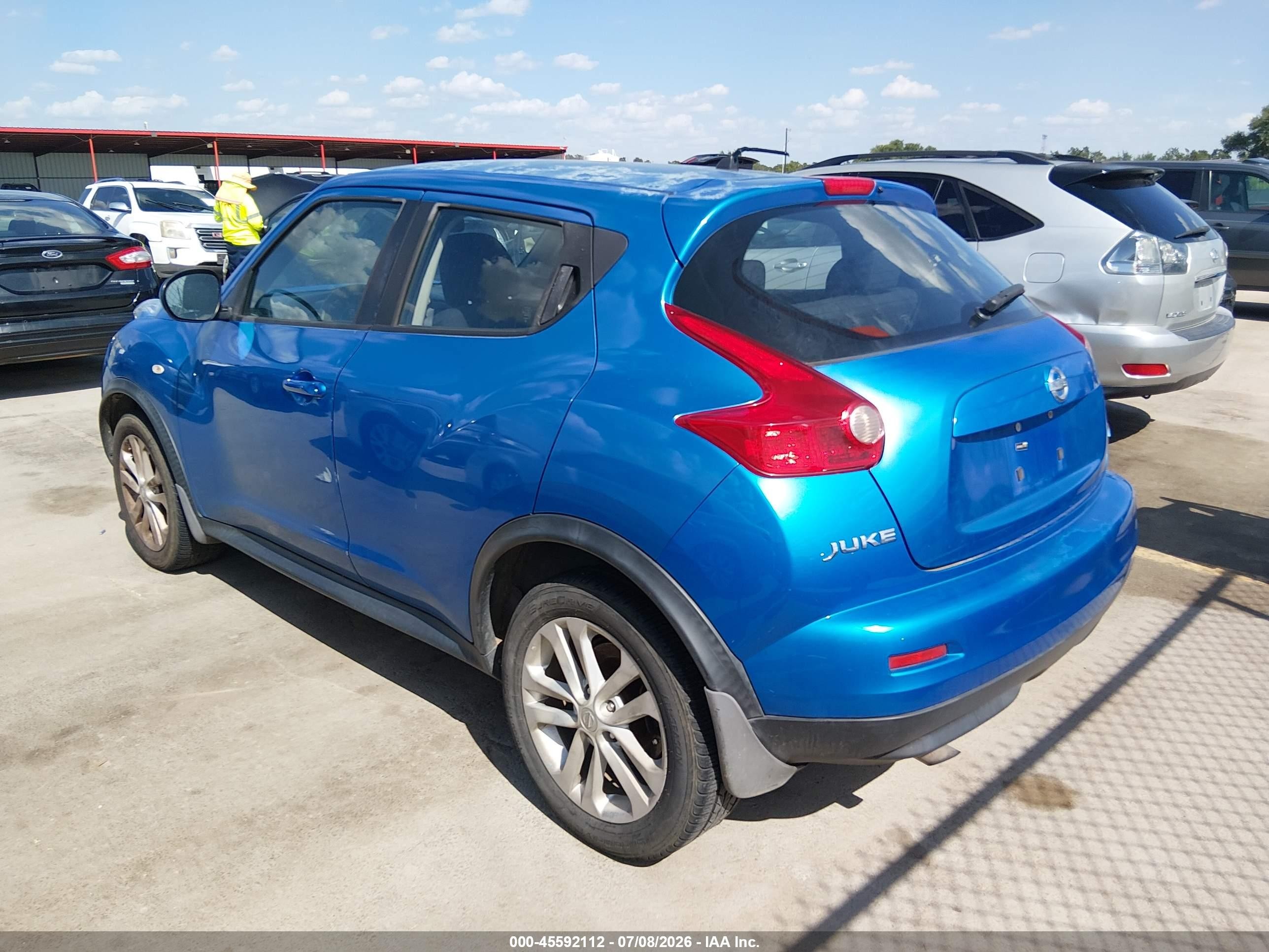 2012 Nissan Juke S Blue vin: JN8AF5MR2CT117451