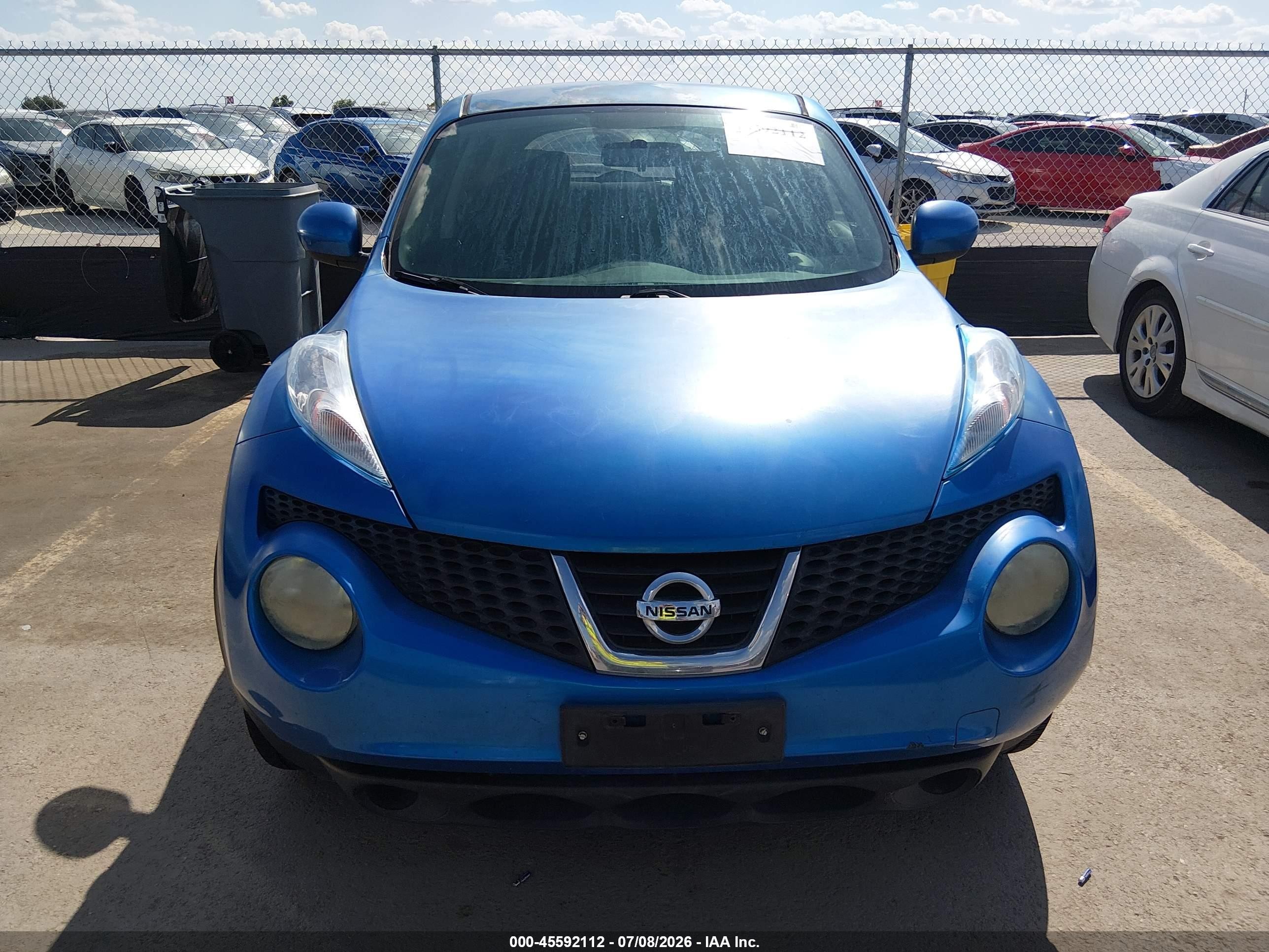 2012 Nissan Juke S Blue vin: JN8AF5MR2CT117451