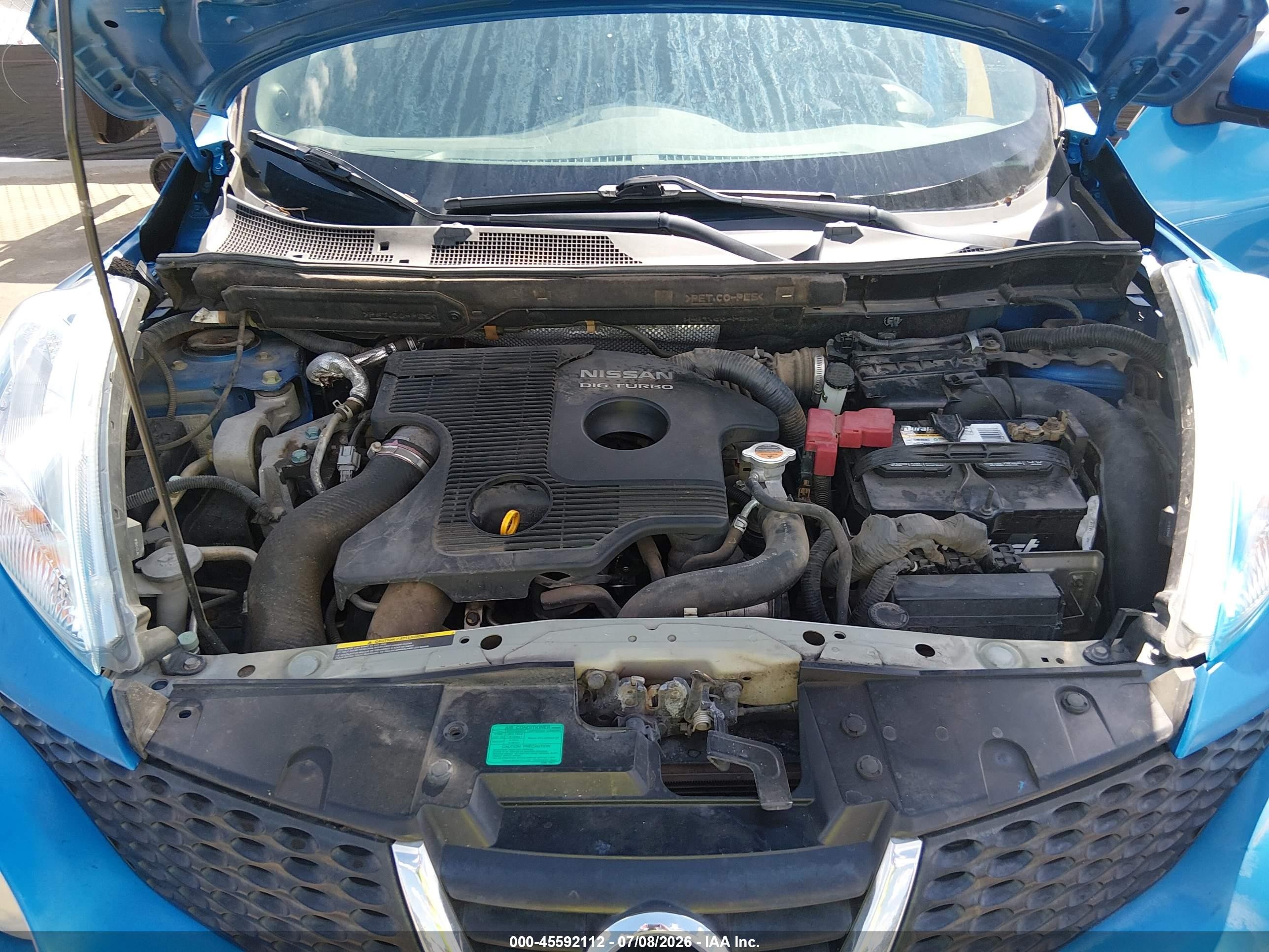 2012 Nissan Juke S Blue vin: JN8AF5MR2CT117451