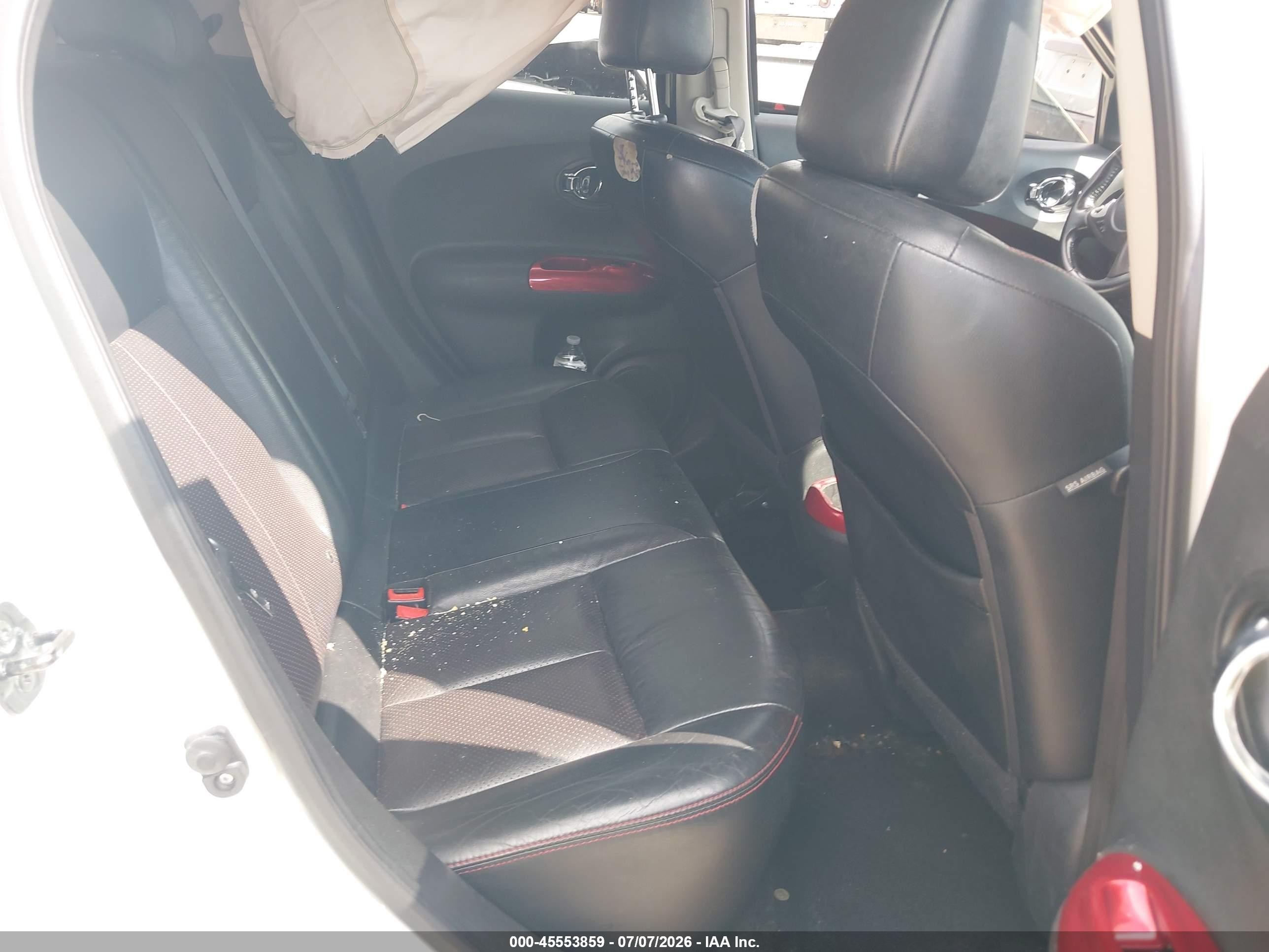 2013 Nissan Juke Sl White vin: JN8AF5MR2DT200220
