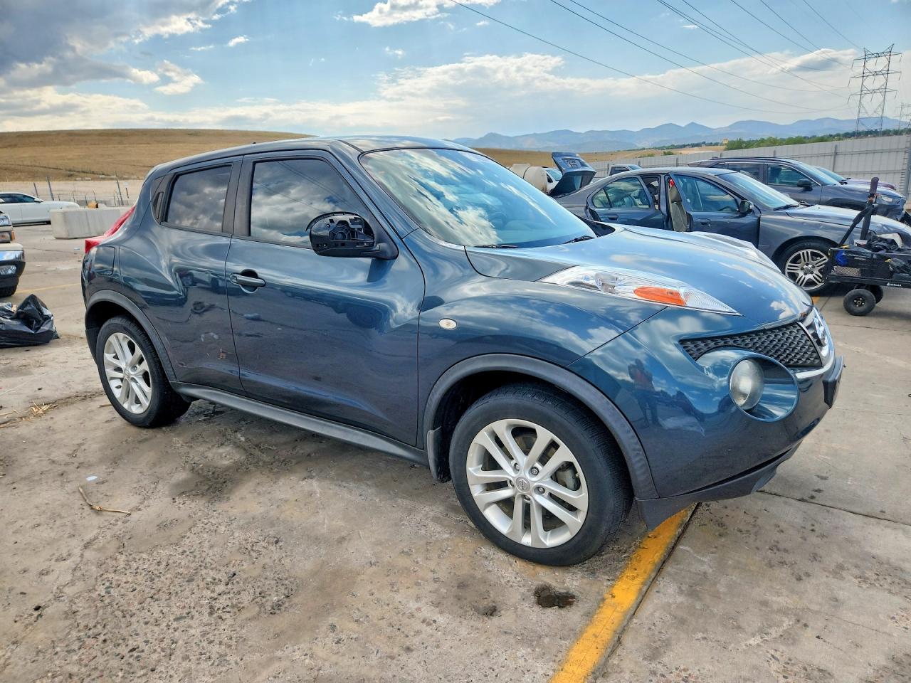 2013 Nissan Juke S Blue vin: JN8AF5MR2DT215249