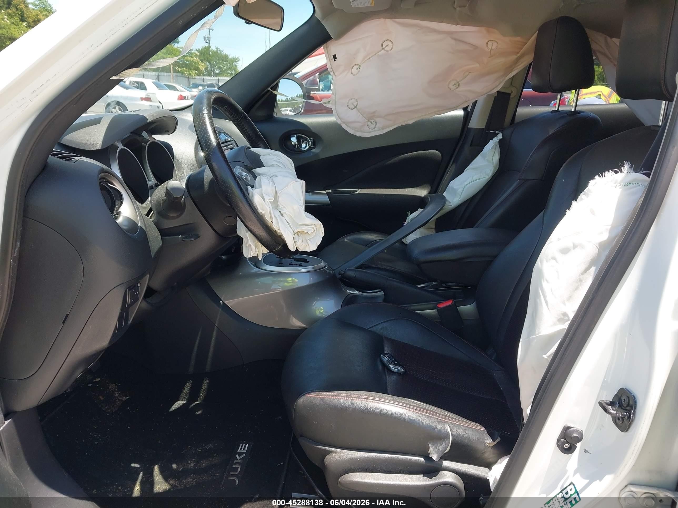 2013 Nissan Juke Sl White vin: JN8AF5MR2DT215882