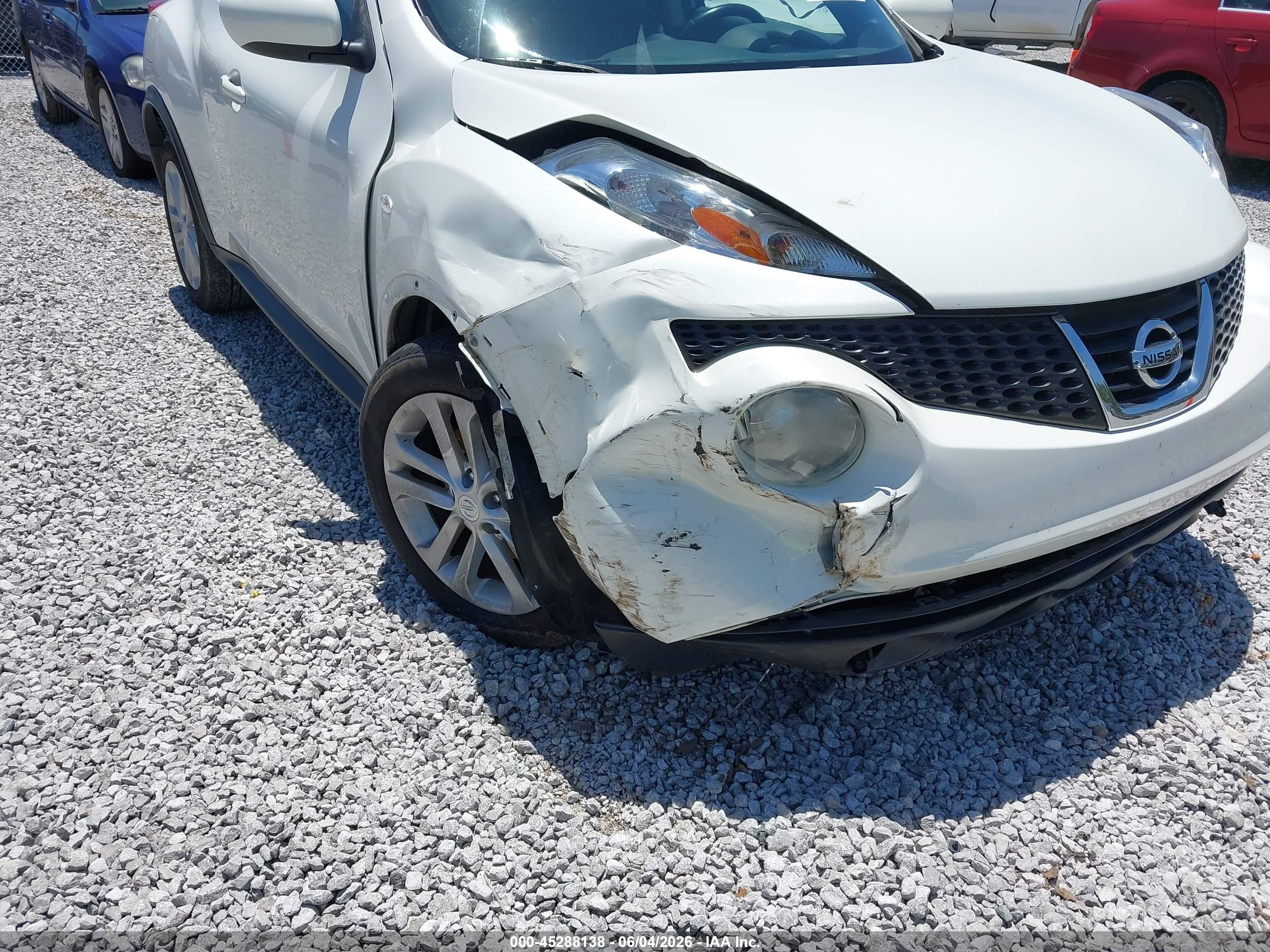 2013 Nissan Juke Sl White vin: JN8AF5MR2DT215882