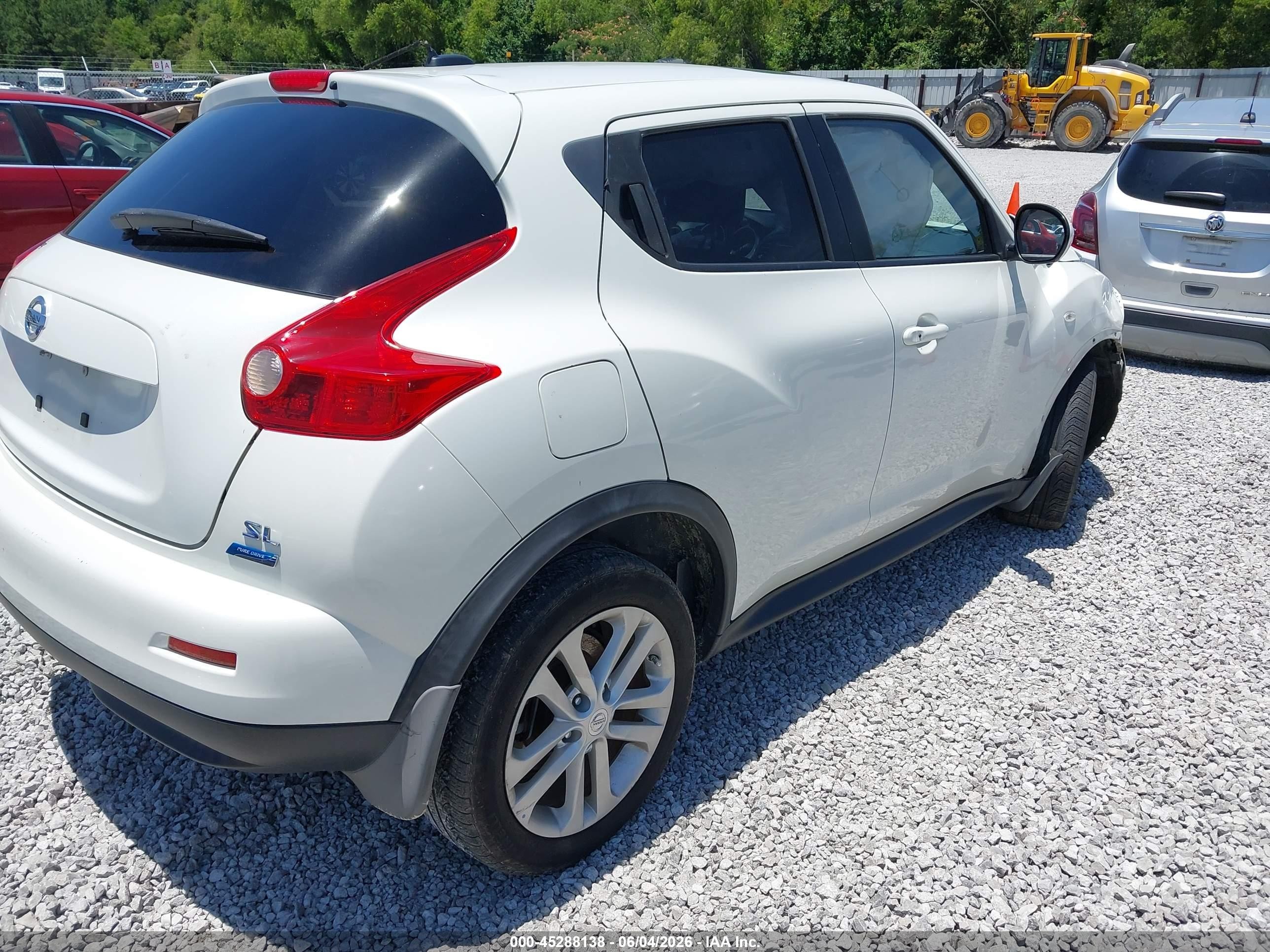 2013 Nissan Juke Sl White vin: JN8AF5MR2DT215882