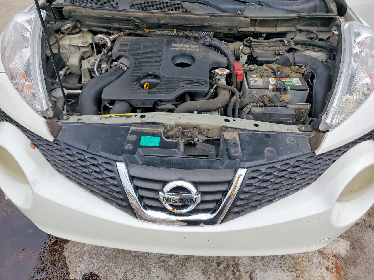 2013 Nissan Juke S Белый vin: JN8AF5MR2DT217731